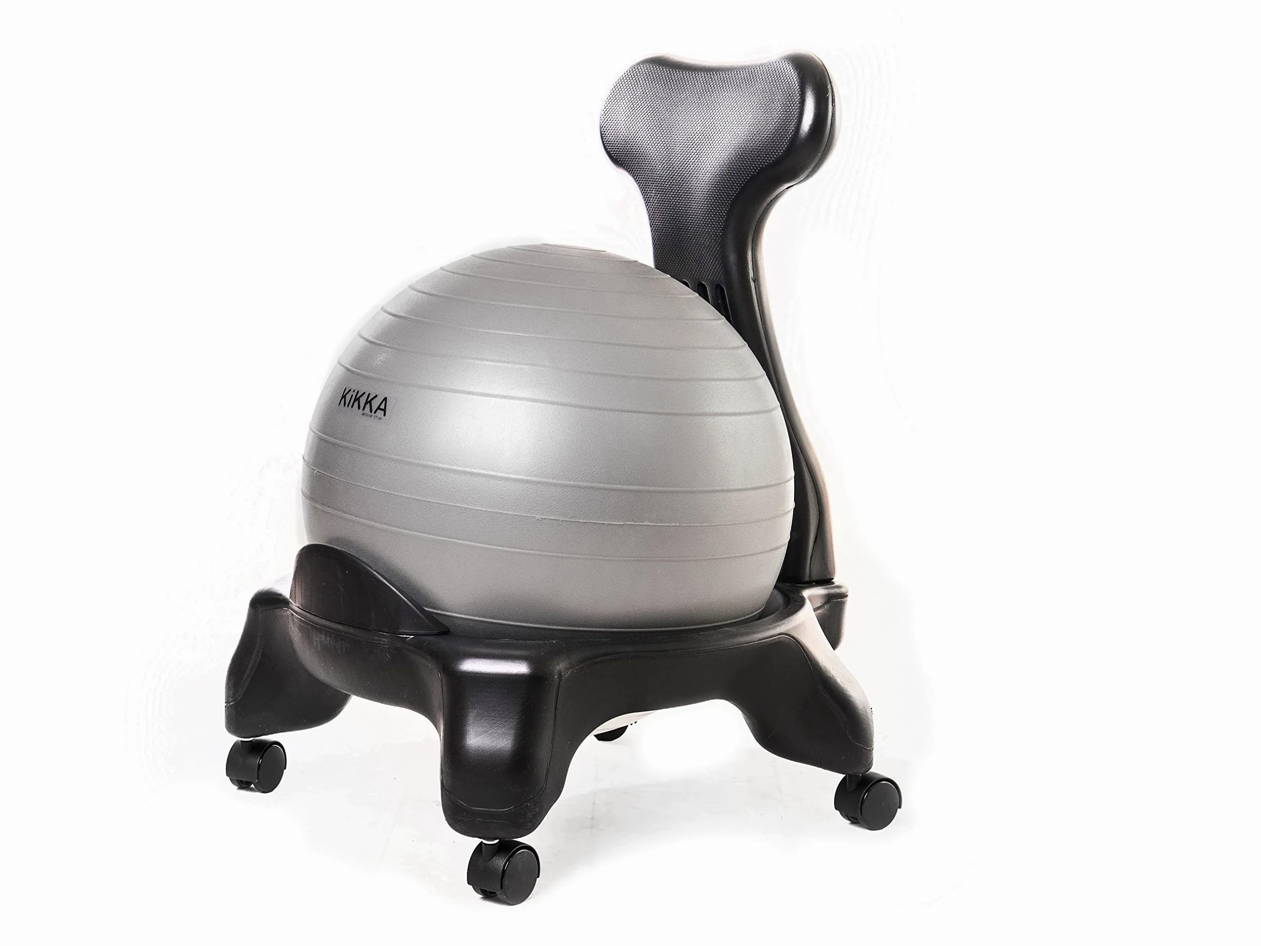 Grigia - Sedia ergonomica con Pallone Gonfiabile