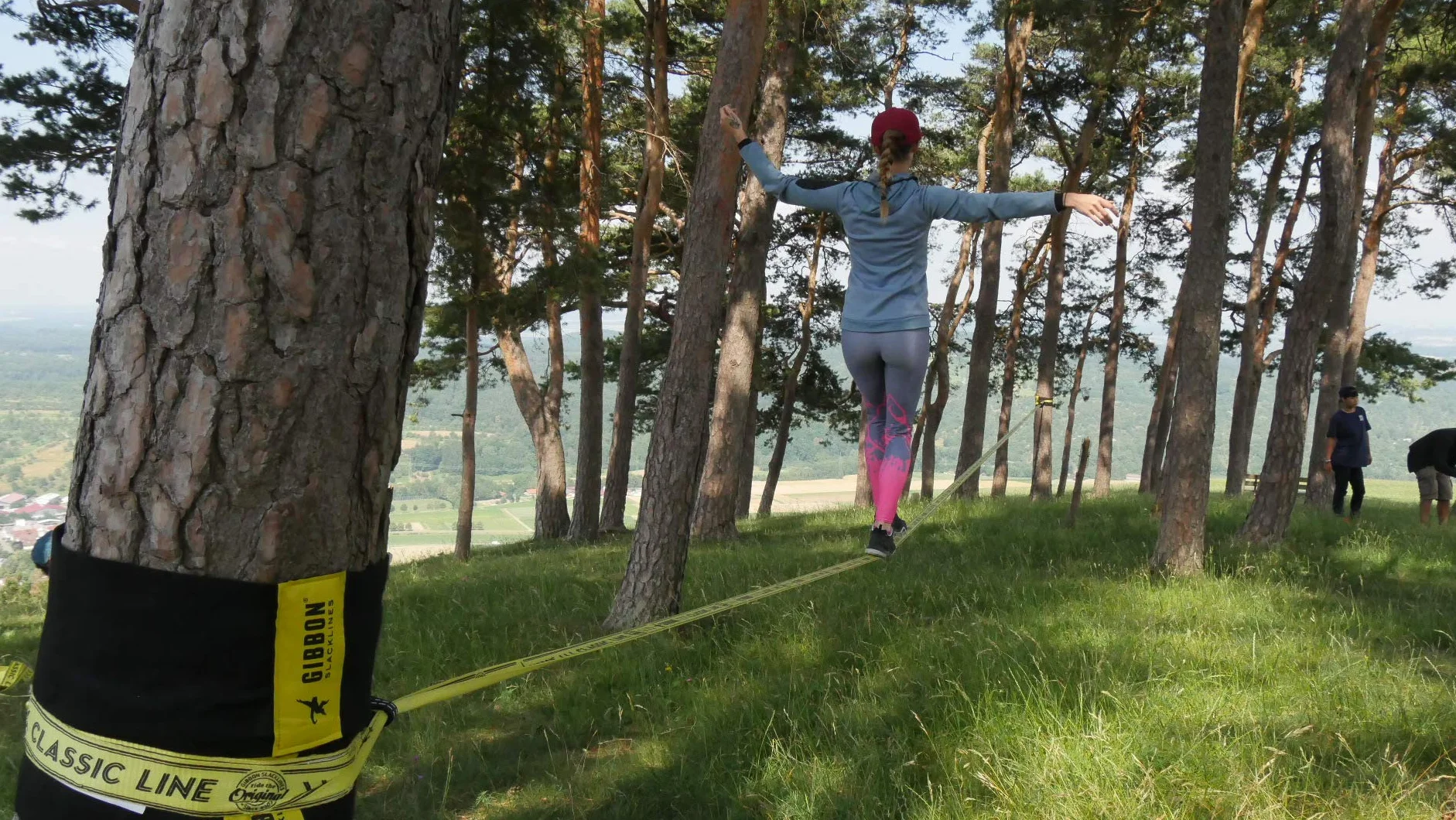 Gibbon Slacklines Classic zestaw slackline 15 m giallo