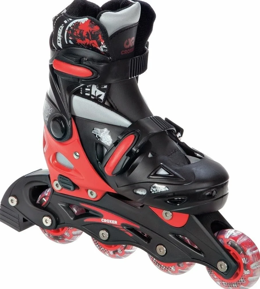 RAVEN 3in1 Inline Skates Pattini in linea Triskates regolabili per bambini