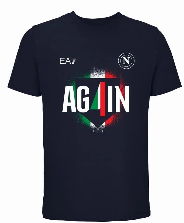 SSC Napoli T-Shirt Celebrativa Campioni d'Italia 24/25 Unisex Adulto