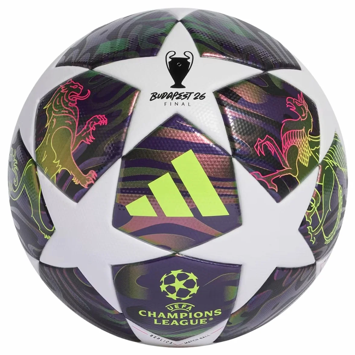 adidas UCL L F DPURPL/Bianco/Giallo 5