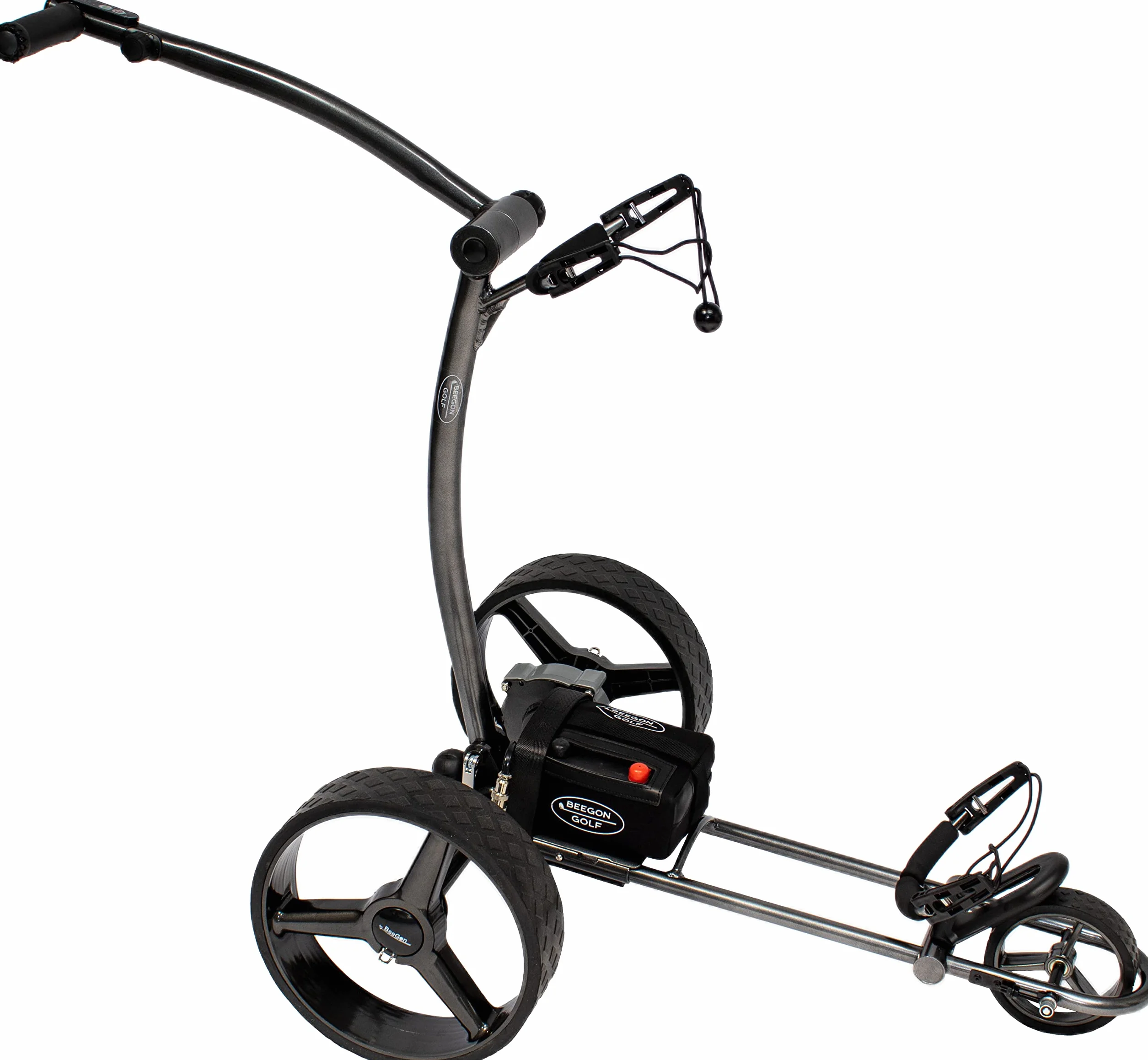 BeeGon Golf Carrello Elettrico GT-X400 PRO Antracite Batteria Litio 20 Ah