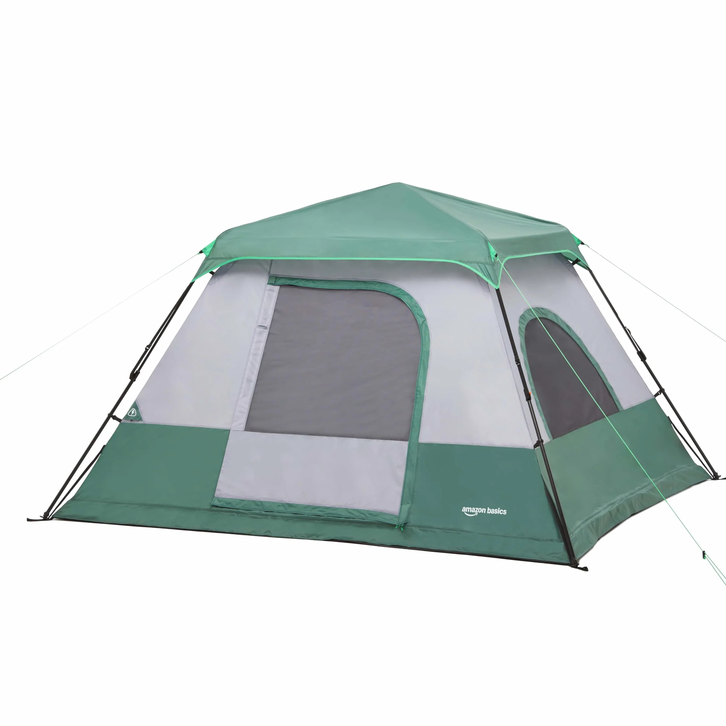 Amazon Basics Tenda da campeggio istantanea con telo antipioggia e borsa per il trasporto