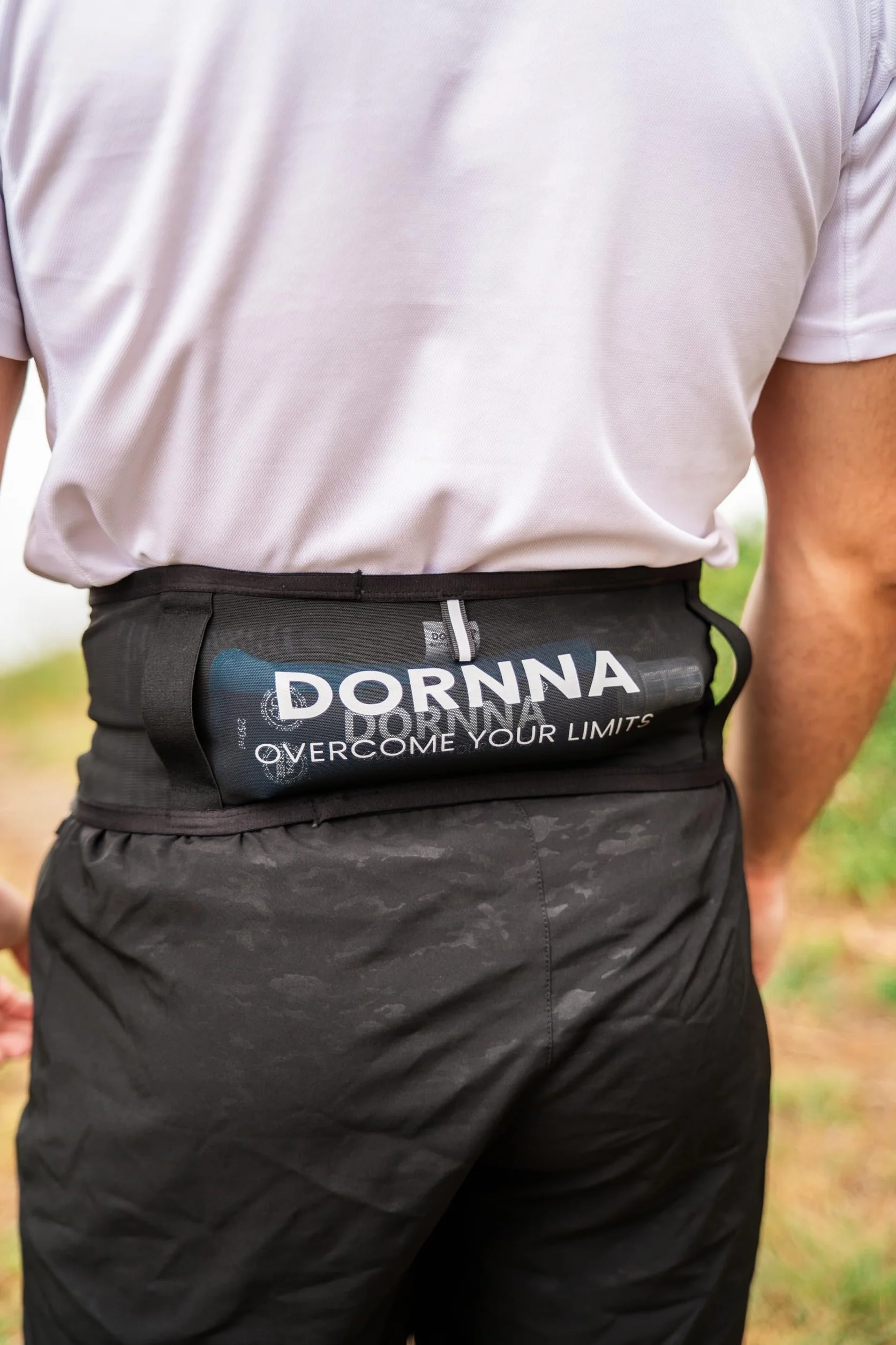 Skinny W1 Marsupio Running Borraccia Morbida 250 ml Corsa elastico porta pettorali bastoncini M-L