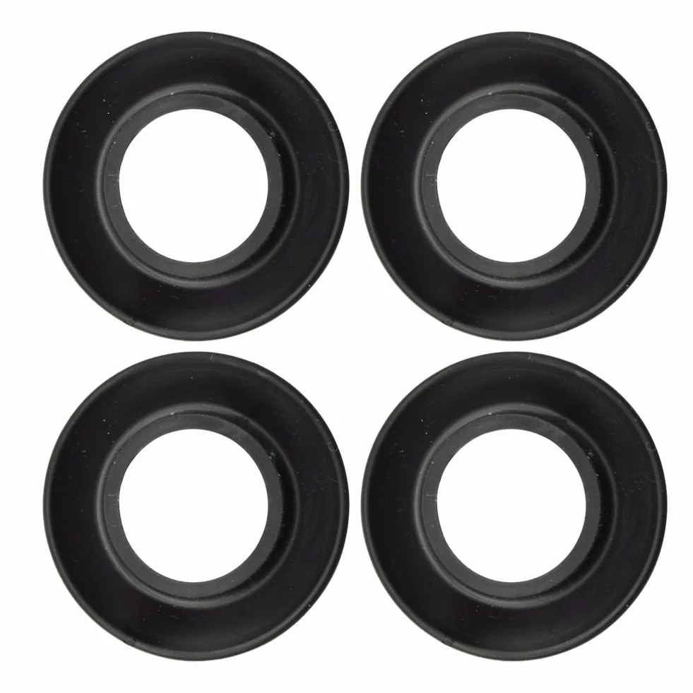 Anelli antigoccia TPR per pagaie canoa diametro interno 27 mm esterno 57 mm spessore 14 mm nere