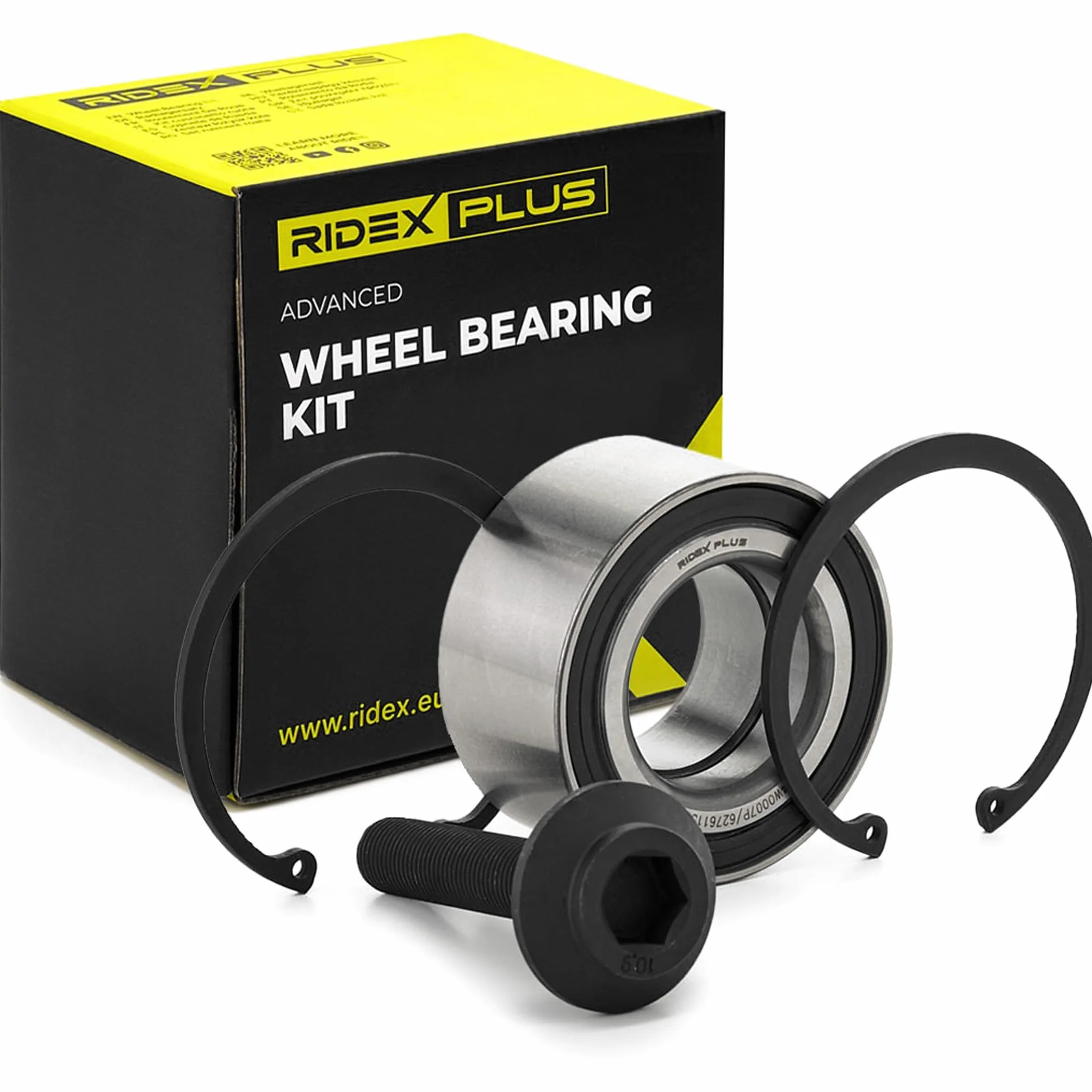 RIDEX PLUS 654W0007P Kit cuscinetto ruota Anteriore bilaterale senza anello sensore ABS con bullone/vite Compatibilità con VW PASSAT 3B3