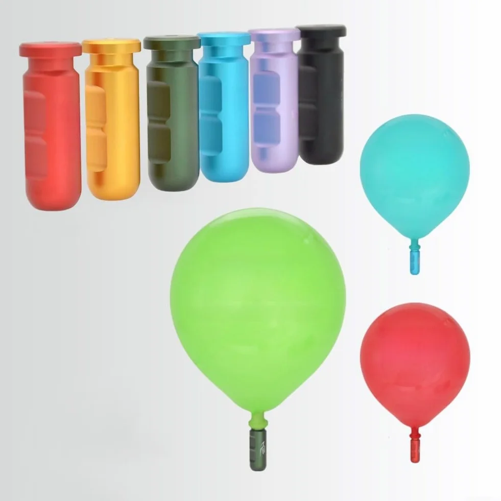 Equalizzatore di pressione per apnea Frenzel con palloncino assistito (nero)
