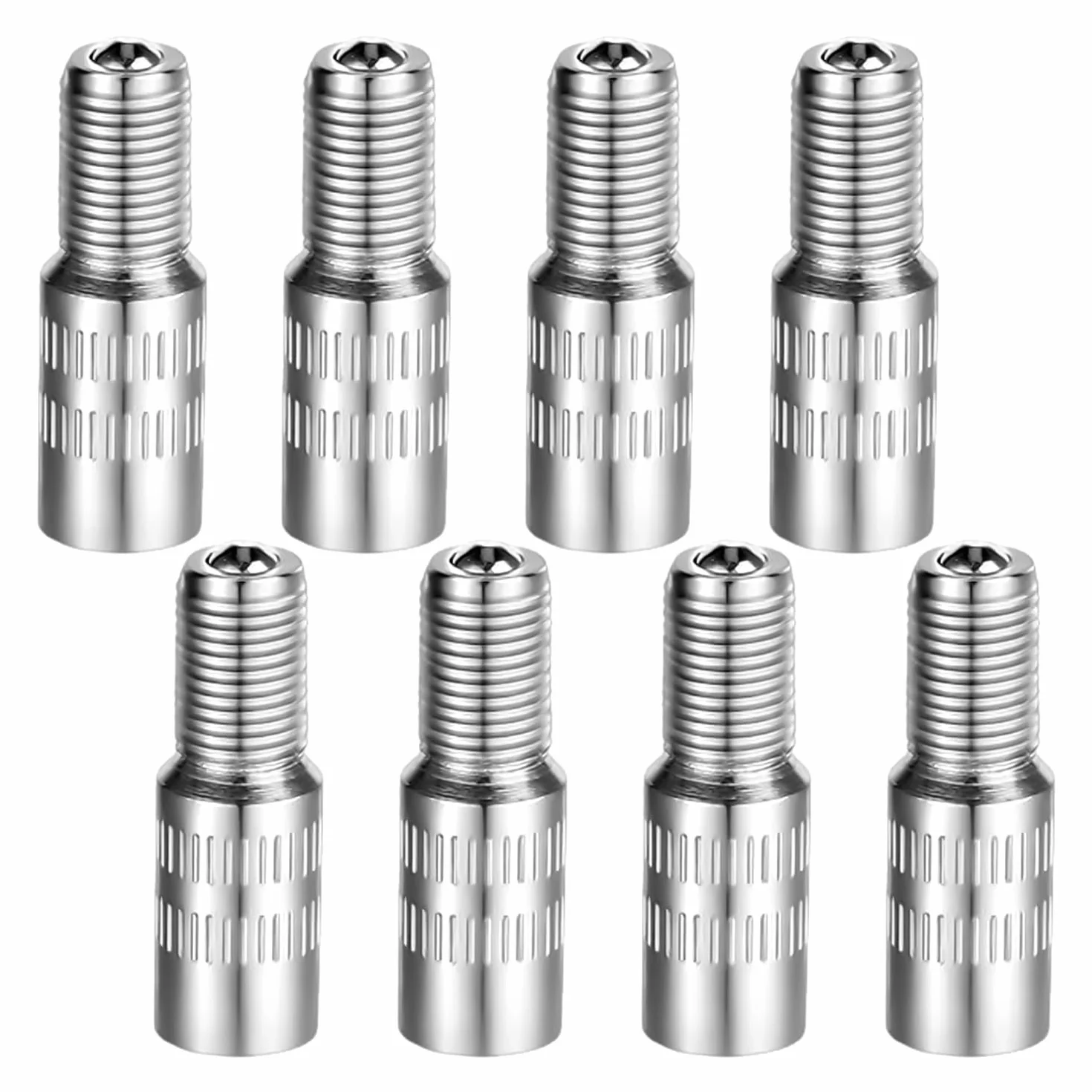 8-Piece Valvola Extender, Asta Di Prolunga Del Pneumatico, Gonfiaggio Dei Pneumatici Accessori, Adatto Per Automobili, Moto, E Camion.
