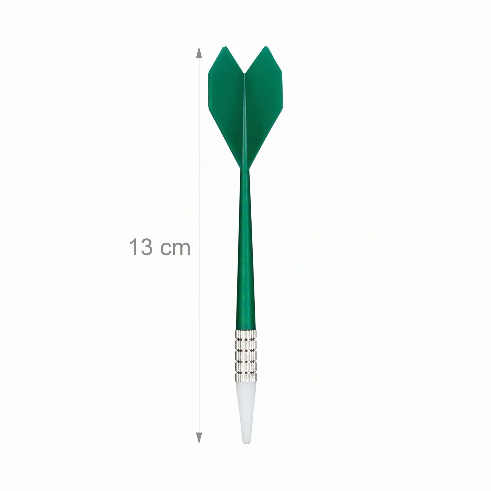 Relaxdays Bersaglio per freccette 42 cm 6 frecce nero/bianco