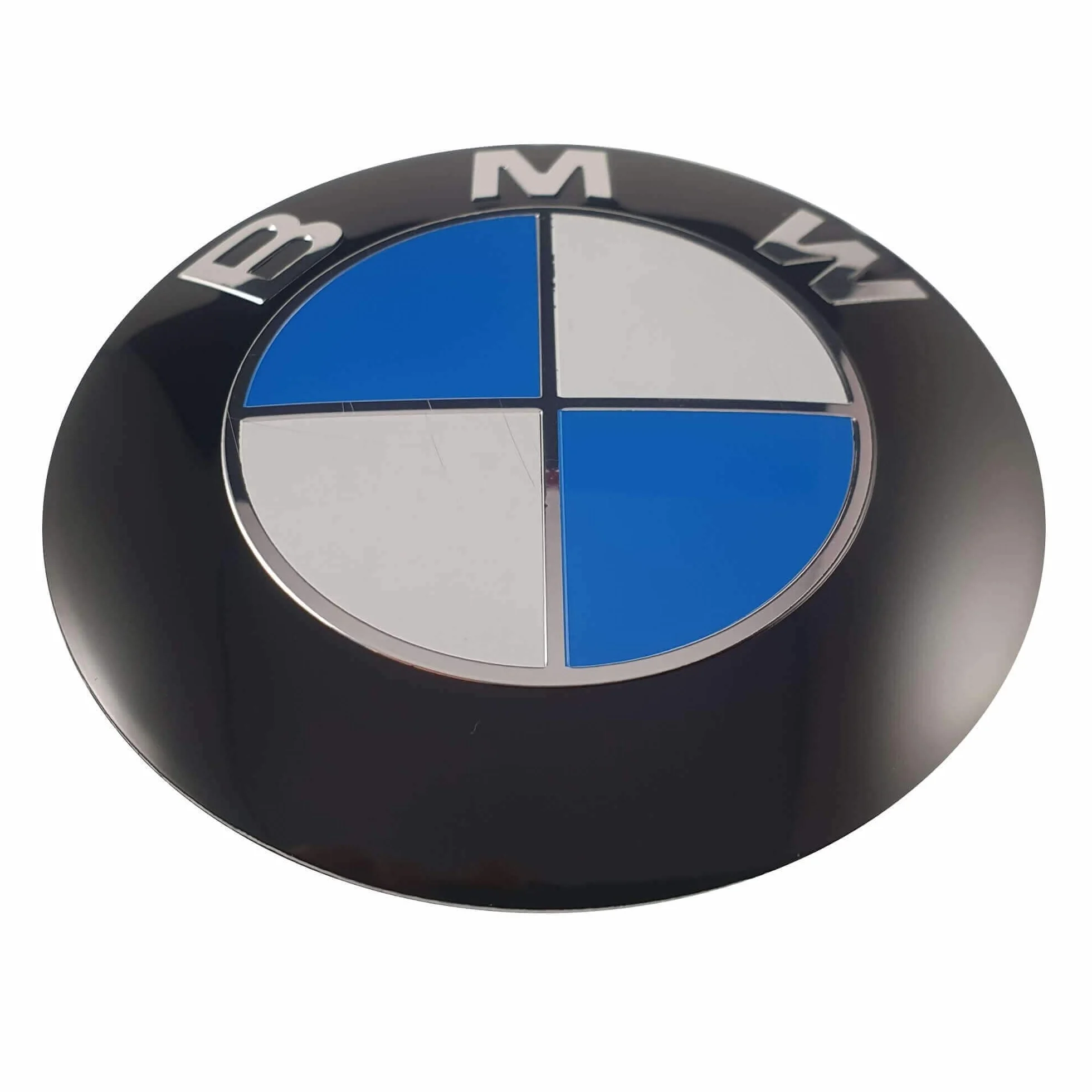BMW Emblema Posteriore 74mm Blu Bianco Doppio Pin OEM 51148132375
