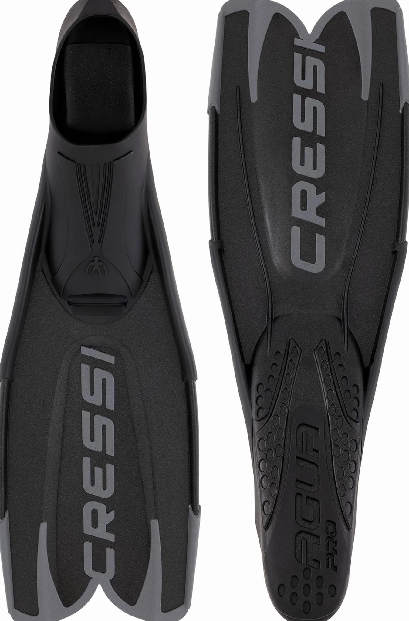 Cressi Agua PRO Fins - Pinna a Scarpetta Chiusa per Snorkeling, Apnea, Piscina