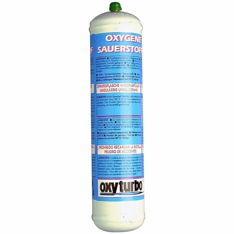 Oxyturbo - 67049, 480300, Ricarica di ossigeno da 1 litro