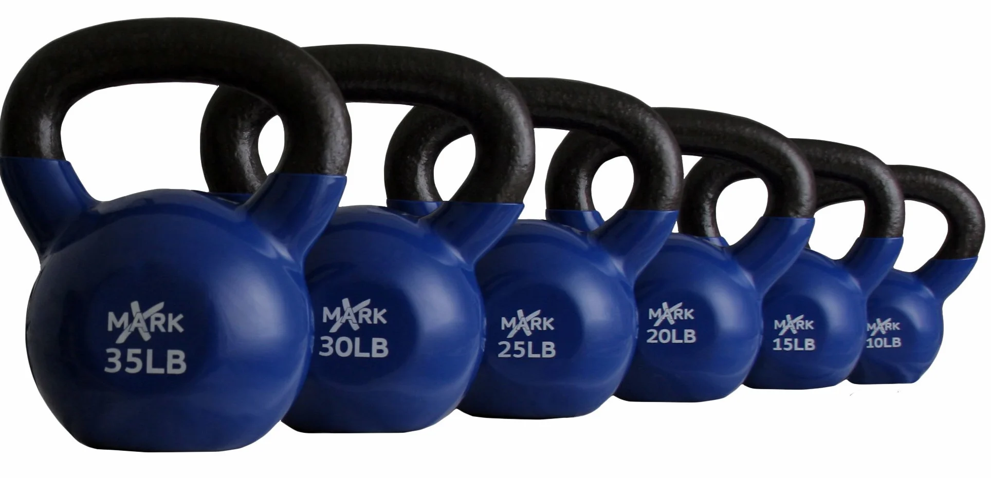 Xmark fitness vinyl Coated kettlebell set