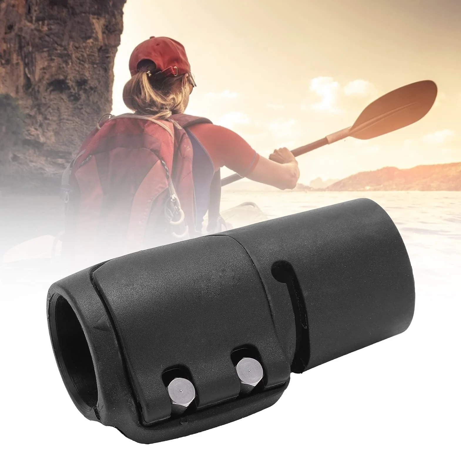 SUNGOOYUE Blocco per Pagaia da Surf, Morsetto per Albero in PVC a Sgancio Rapido