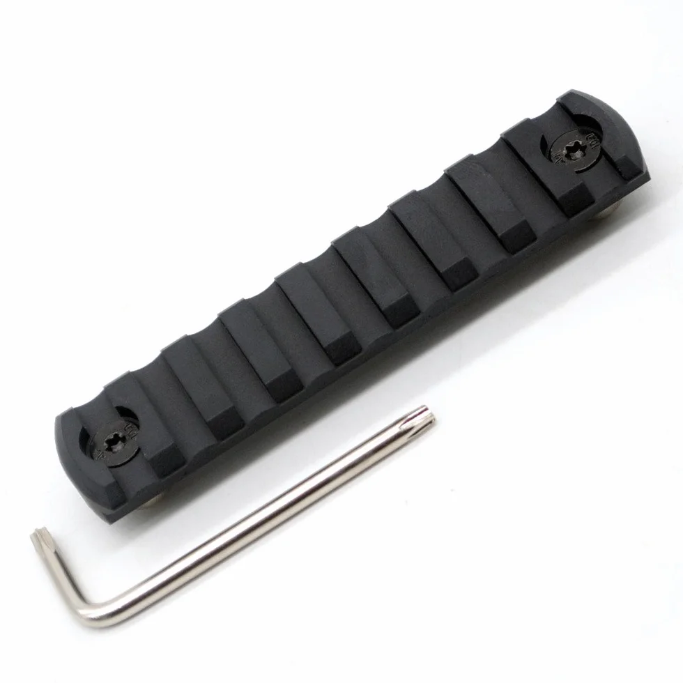 TRIROCK 9 Slot Picatinny Rail Section for Mlok Handguard