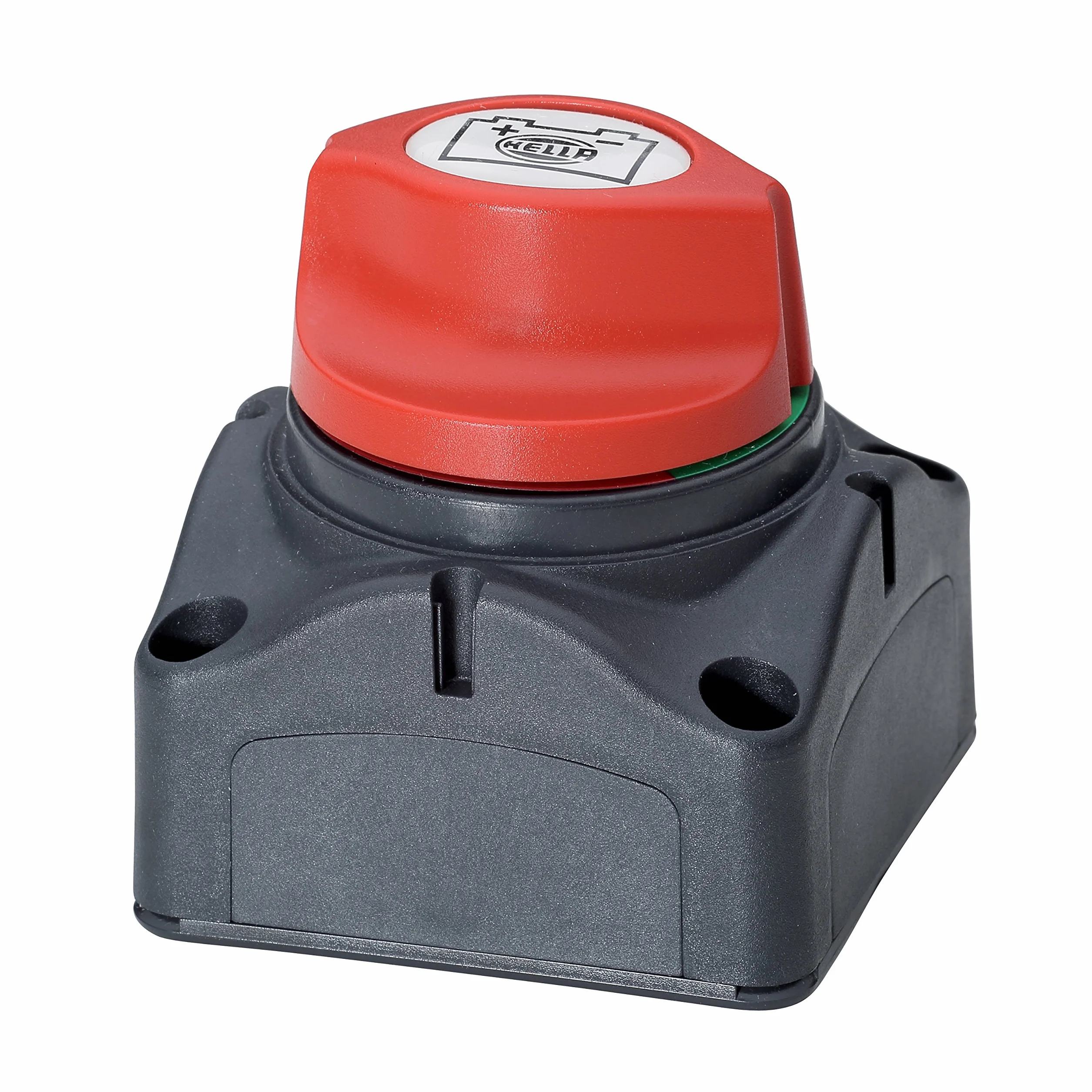 HELLA 6EK 002 843-071 Interruttore principale, Batteria, Comando torsione, N° raccordi 2, avvitato, Contatto di chiusura, Passofilettatura 1.5mm