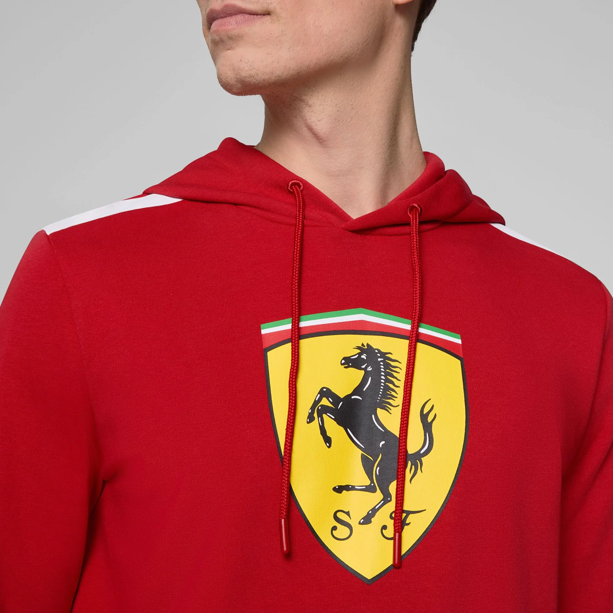 PUMA Scuderia Ferrari F1 Felpa con Logo Scudetto sul Petto