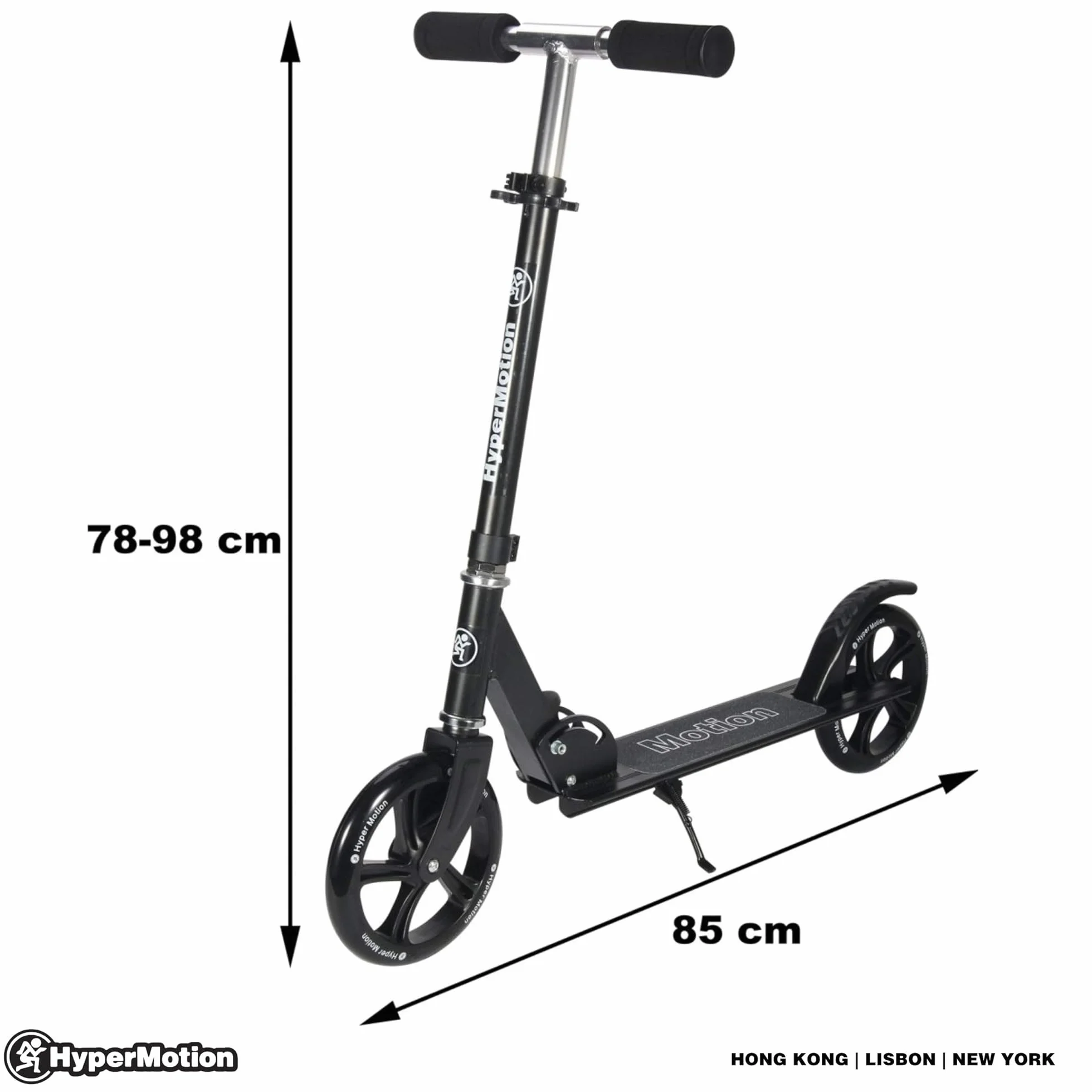 ROCKSTER HyperMotion Monopattino pieghevole 200 mm ABEC-7 100 kg