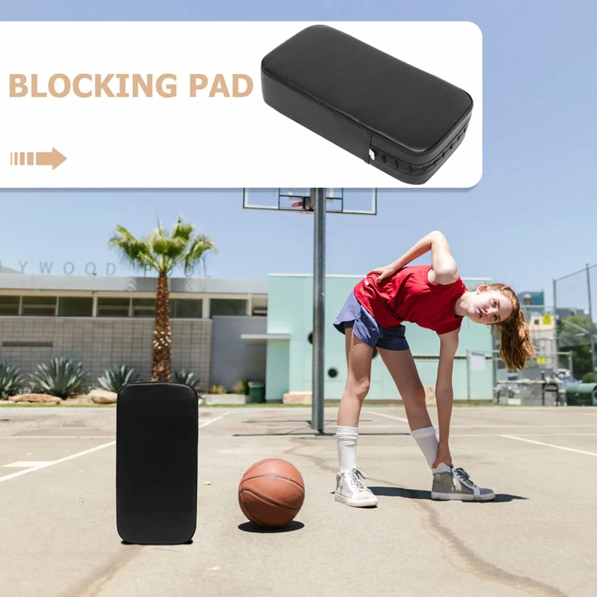 Ciieeo 2 Pezzi Imbottitura per Allenamento Basket in PU e Schiuma EPE