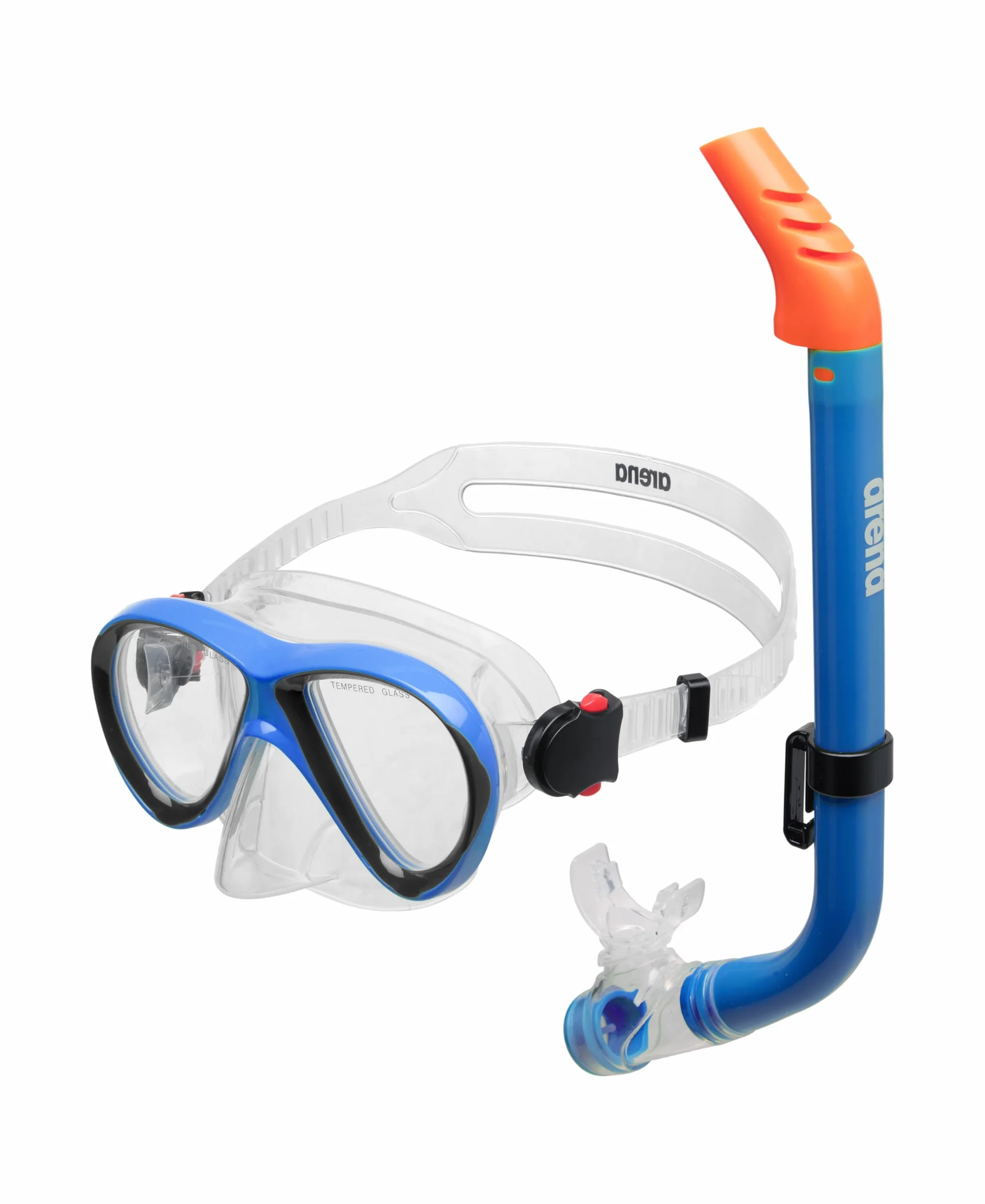 Arena Set Maschera e Boccaglio Bambini Snorkeling con Tecnologia Anti-Infiltrazione, Silicone Ipoallergenico