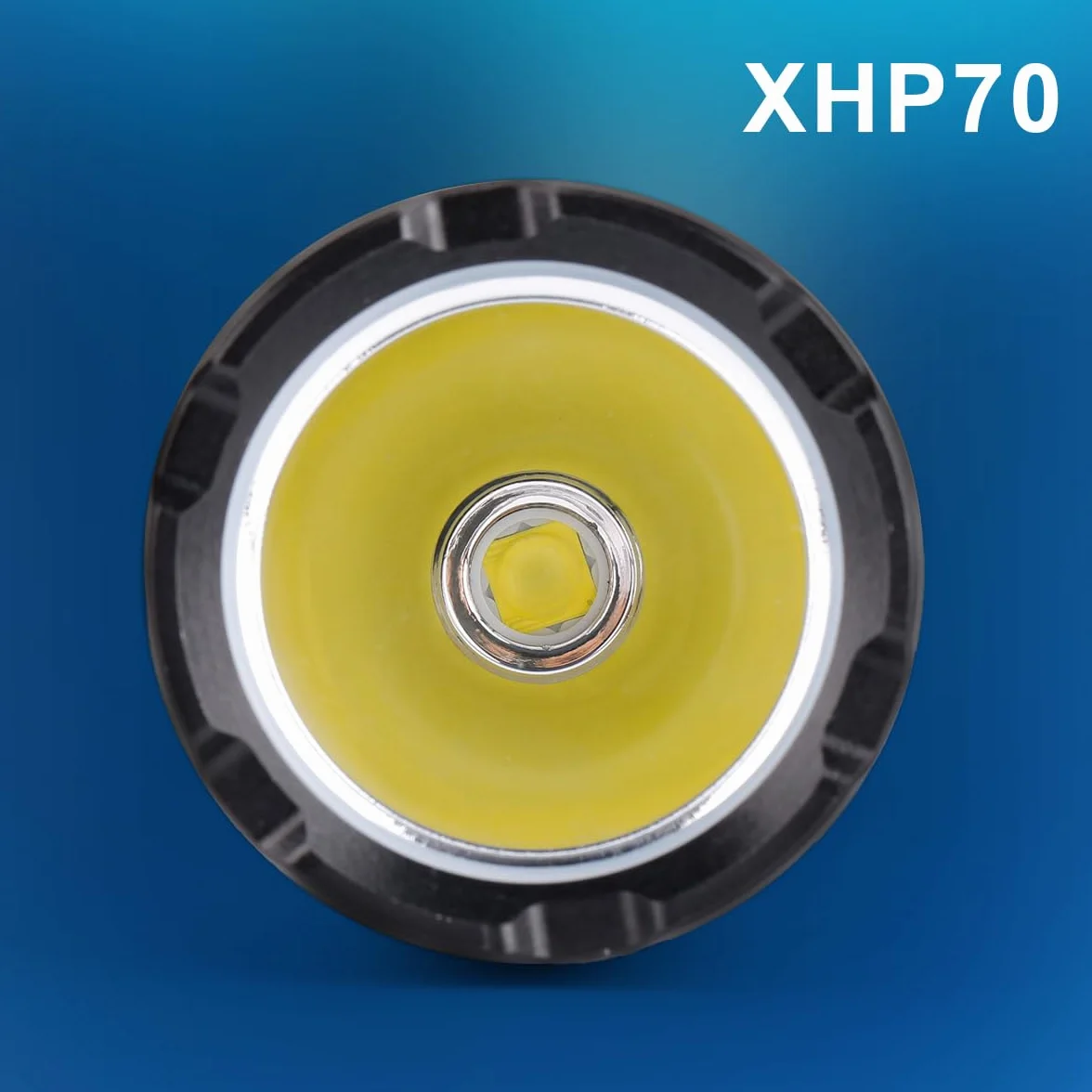 Lampada da immersione LED XHP70 10000 lumens IPX8 impermeabile 50m torcia subacquea ricaricabile