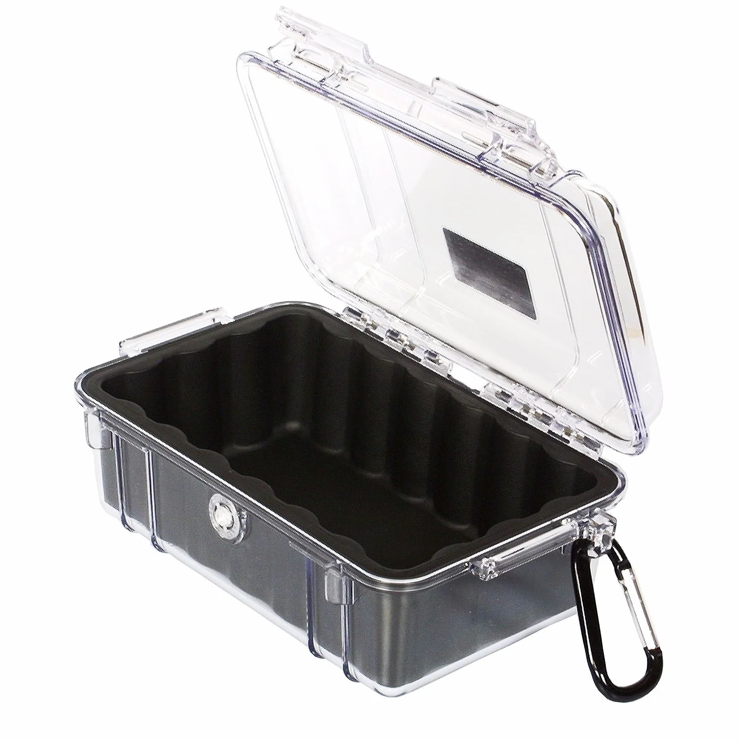 Pelican Micro Case 1050, Colore Rosso/Transparente