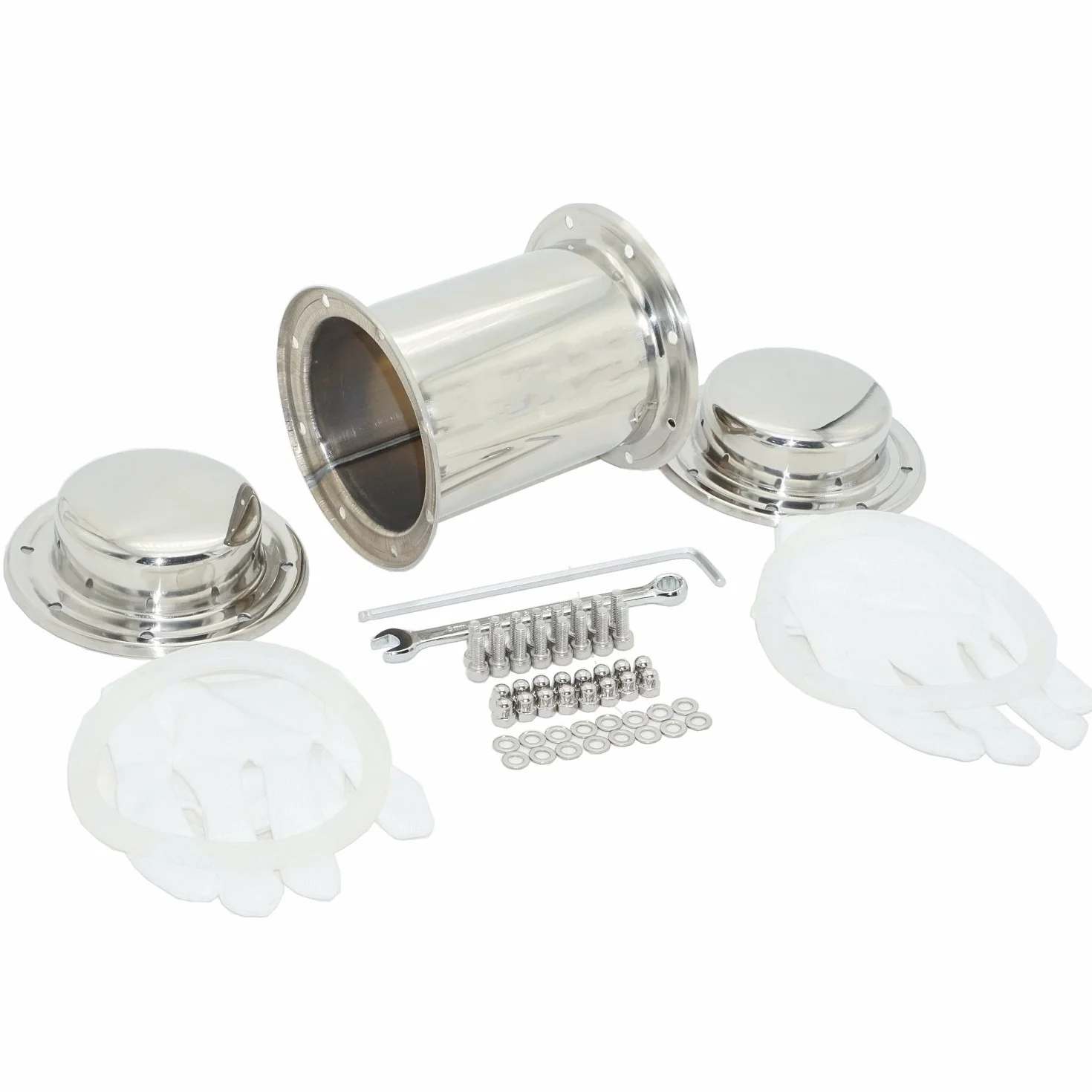 Moumou Time Capsule anticorrosione impermeabile contenitore in acciaio INOX 7.3 Inch