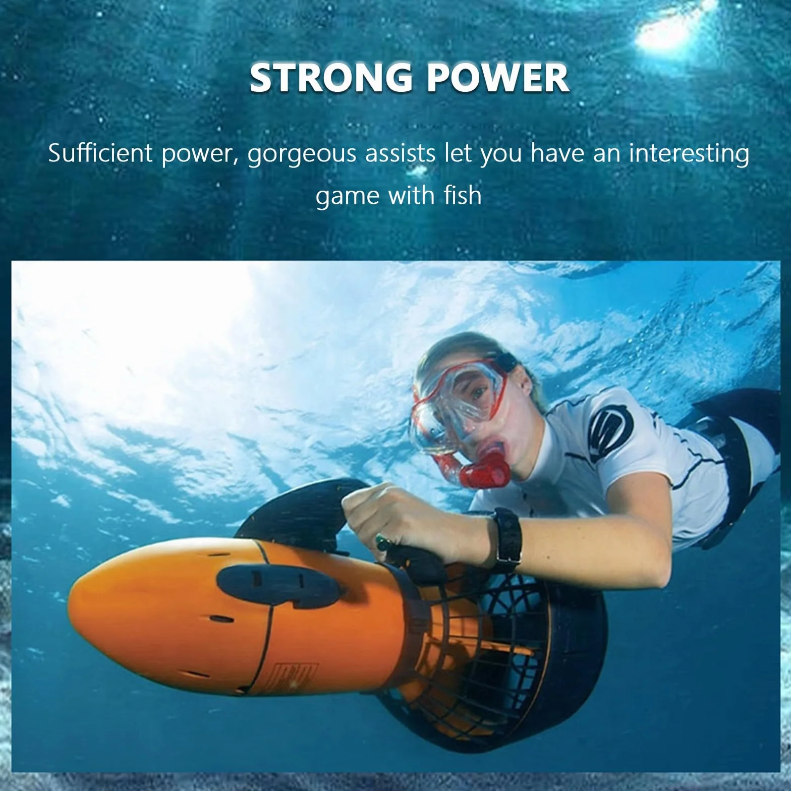 Scooter subacqueo 500 W Veicolo propulsione subacquea per immersioni e nuoto