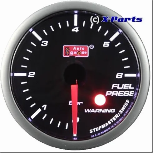 Indicatore di pressione della benzina da 52 mm, 0-6 bar
