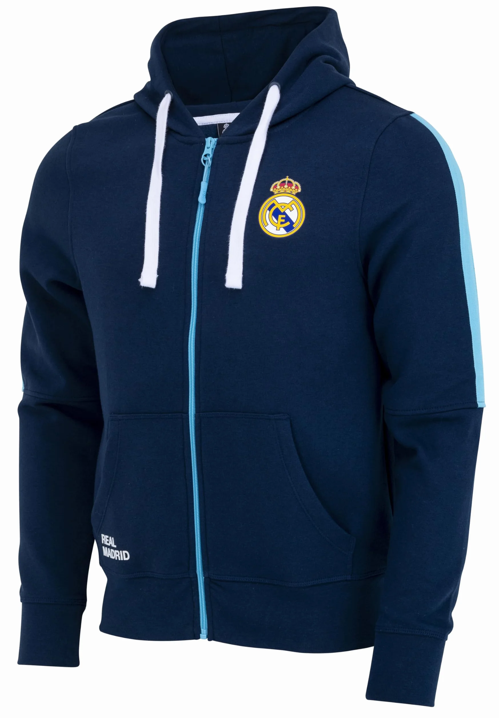 Real Madrid Felpa con cappuccio da uomo Collezione ufficiale calcio
