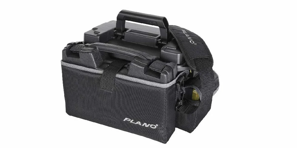 Plano X2 Range Bag- Medium Borsa tattica da poligono per la conservazione di armi, munizioni e attrezzature con custodia sigillata a prova d'acqua per le munizioni, scatola per le munizioni