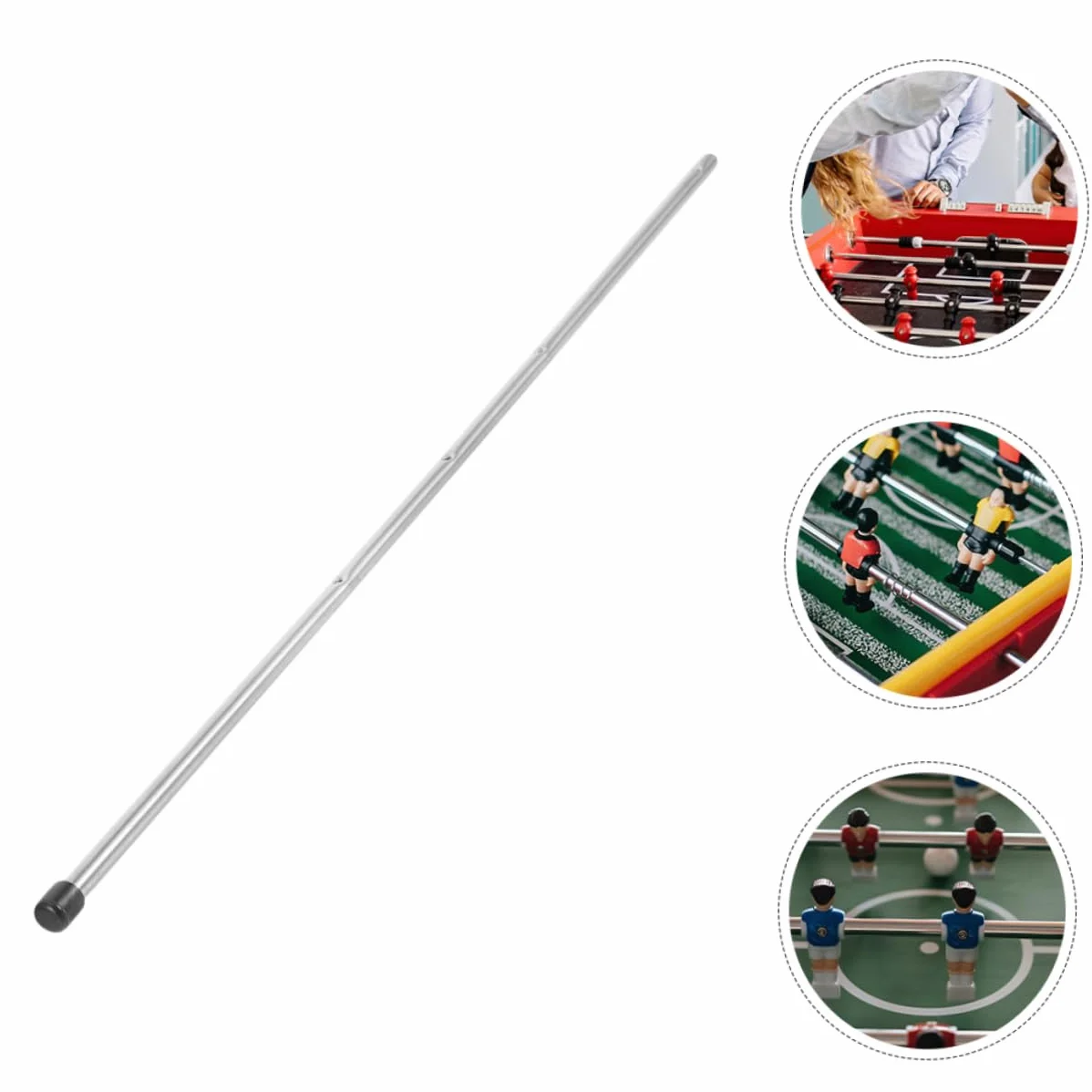 Asta Di Azionamento Per Biliardino in Metallo Maniglia Tavolo Da Calcio Balilla Accessori Compatibile Maggior Parte Dei Tavoli
