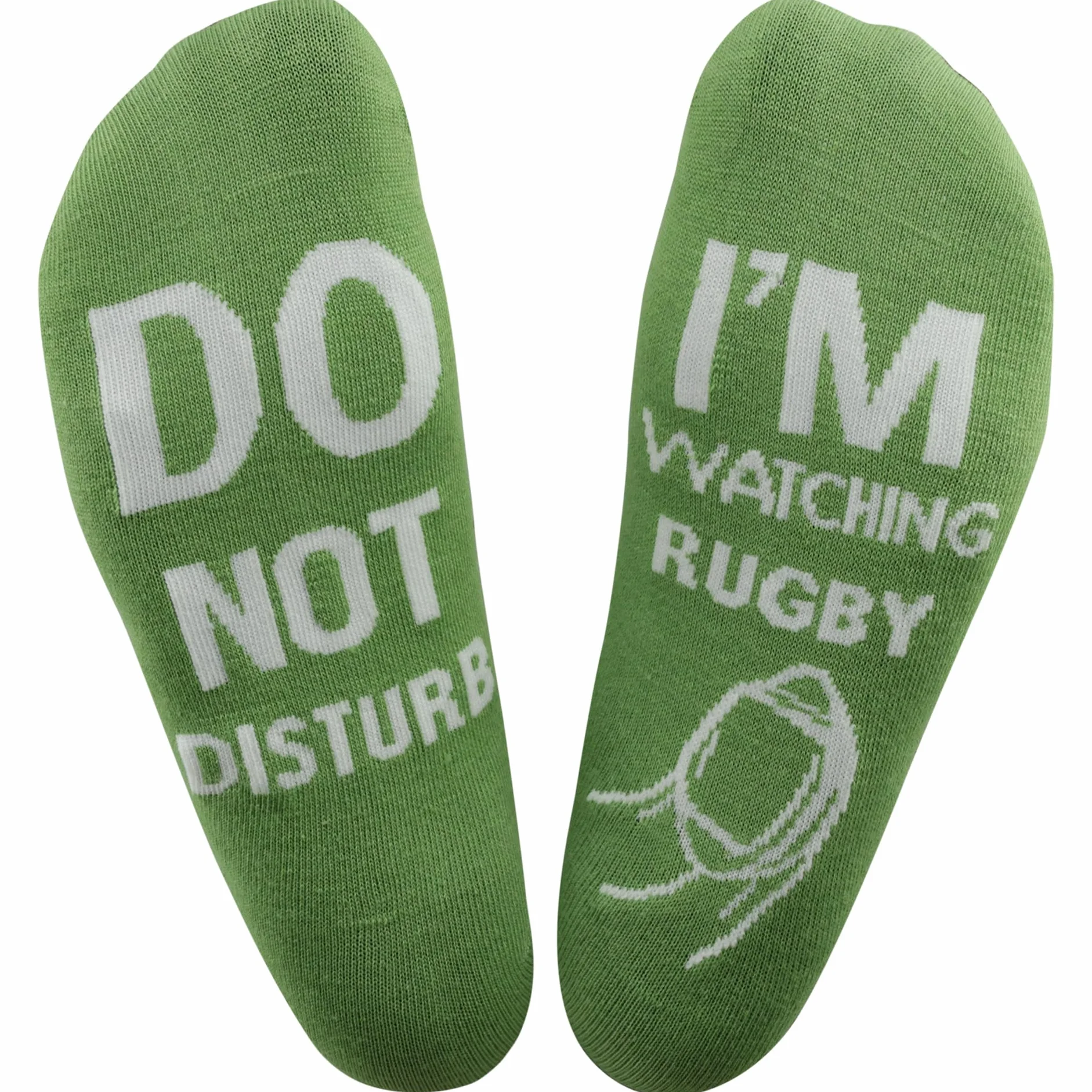Calzini Divertenti Do Not Disturb I'm Watching Football or Rugby Uomo Donna