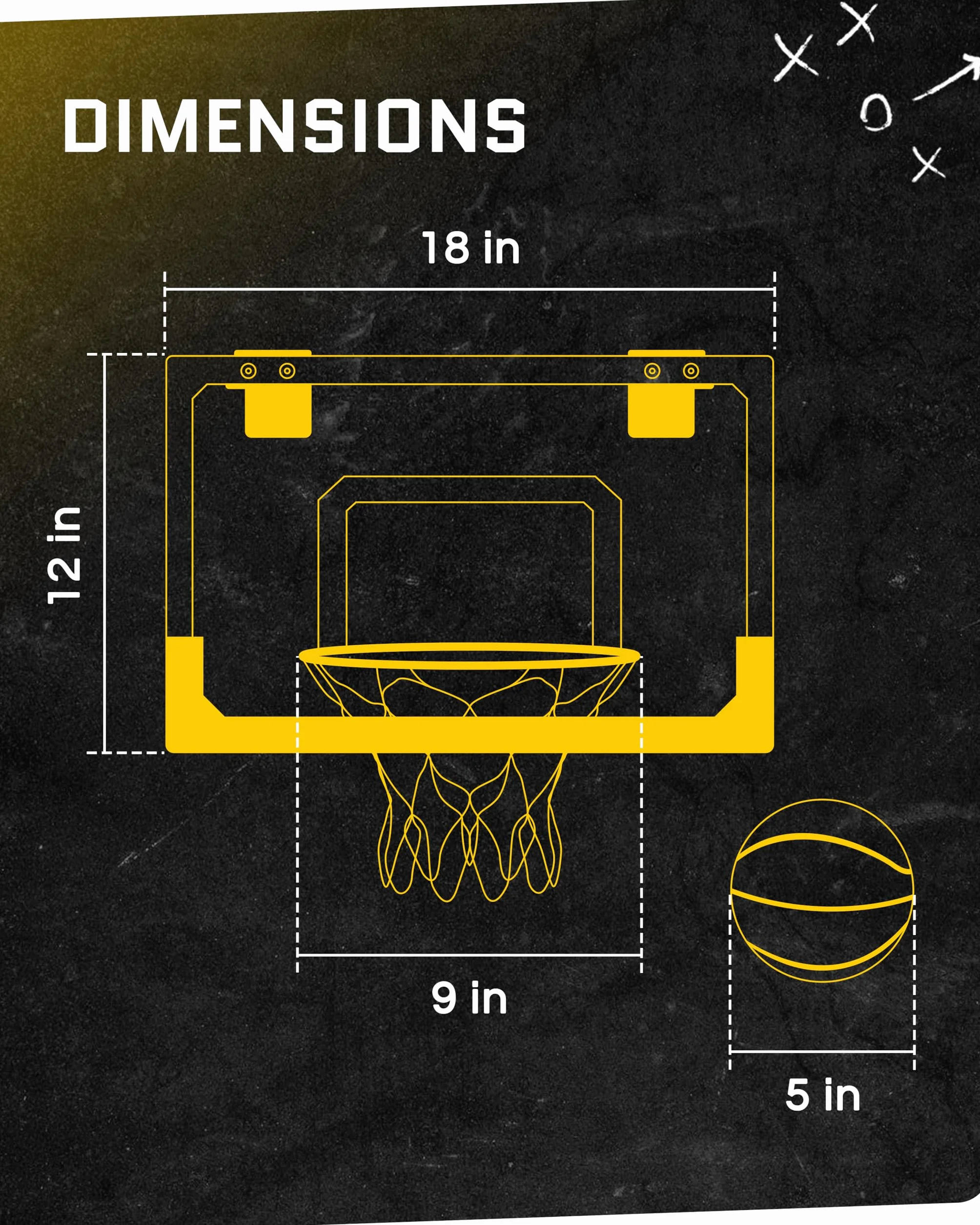 SKLZ PRO Mini Hoop Unisex Adulto
