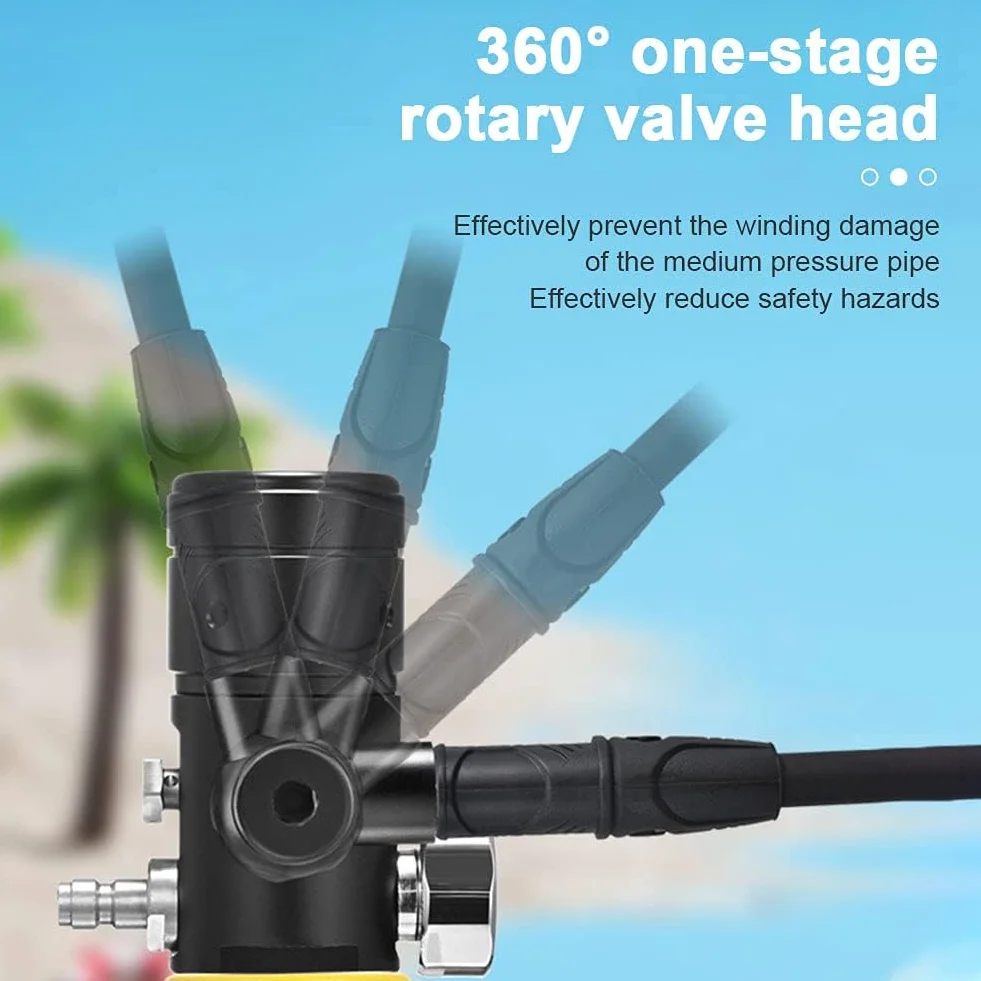 Mini Scuba Tank 1L Bombola Subacquea Ossigeno Serbatoio 15-20 Minuti Diving