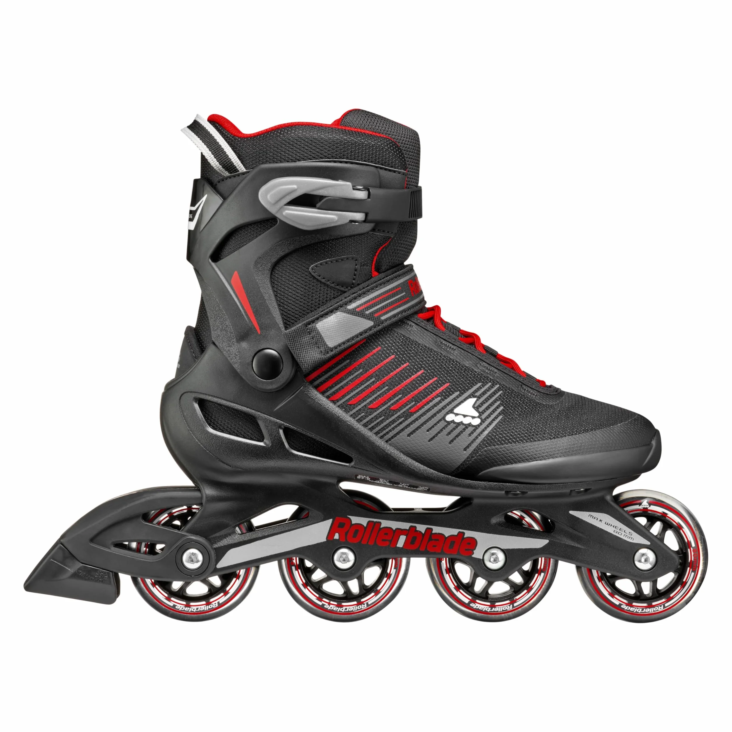 Rollerblade ZETRABLADE Pattini in linea Uomo nero rosso