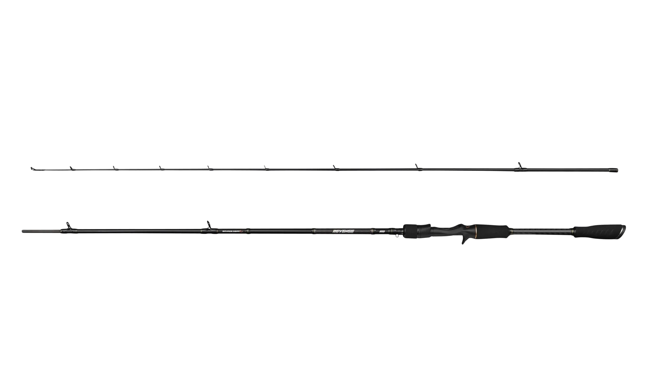 Savage Gear Revenge SG2 Medium Game Baitcasting Canna da pesca | Canna da casting per predatori d'acqua dolce per esche medie | Blank in carbonio 24+30T | Azione veloce | Opzioni multiple