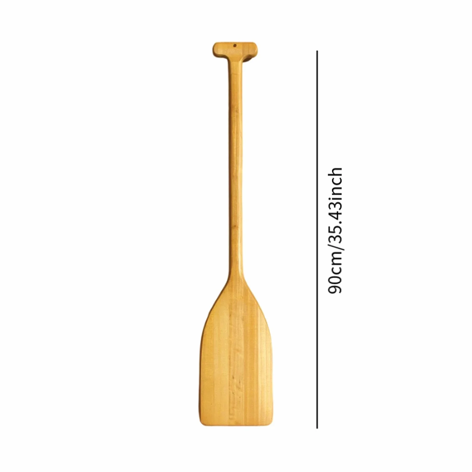 Pagaia in Legno per Barca 90 Cm, Leggera, Robusta, Decorazione Nautica, Remo per Canoa