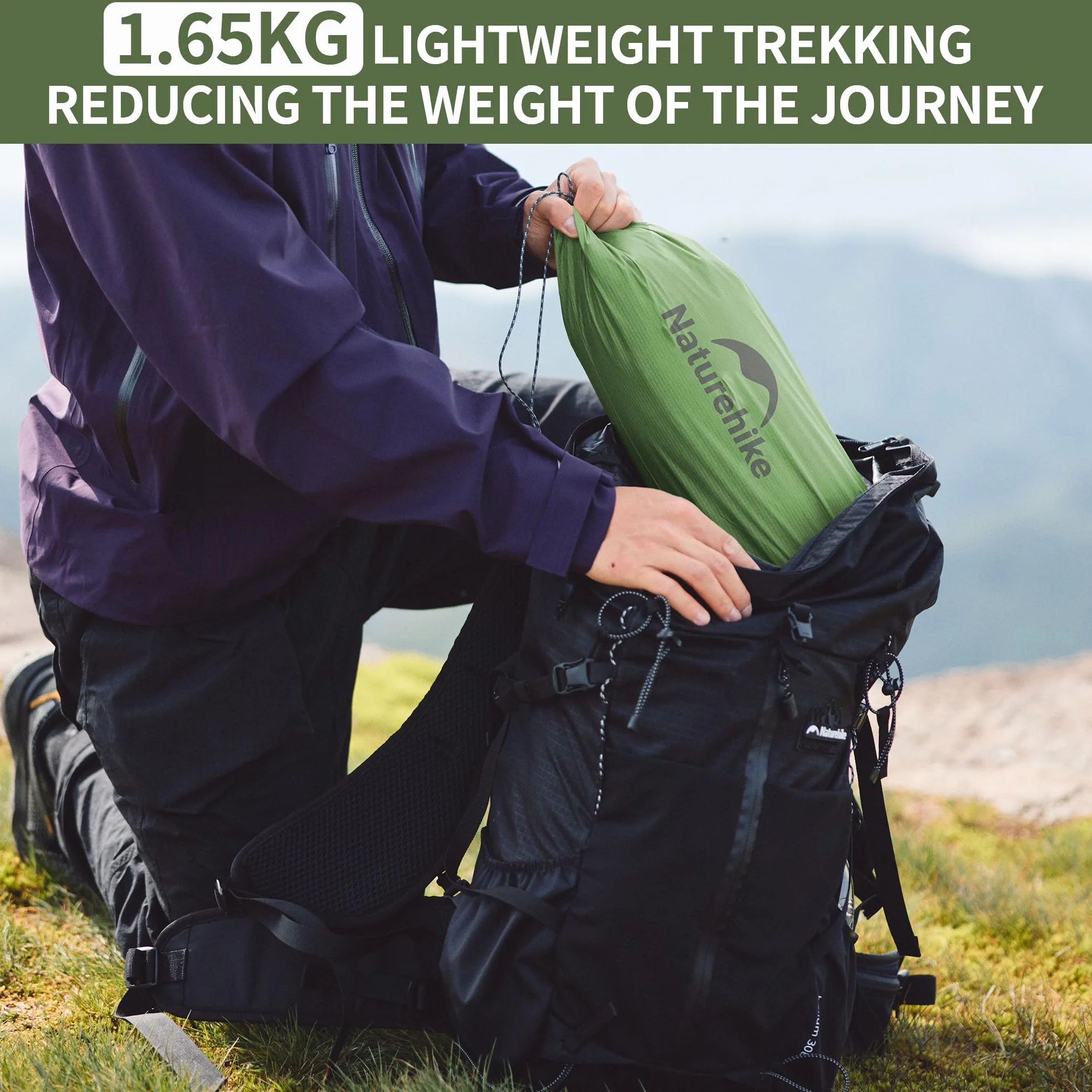 Naturehike Cloud Up Pro 2 Person Tenda da Campeggio Leggera Antivento Impermeabile a Cupola