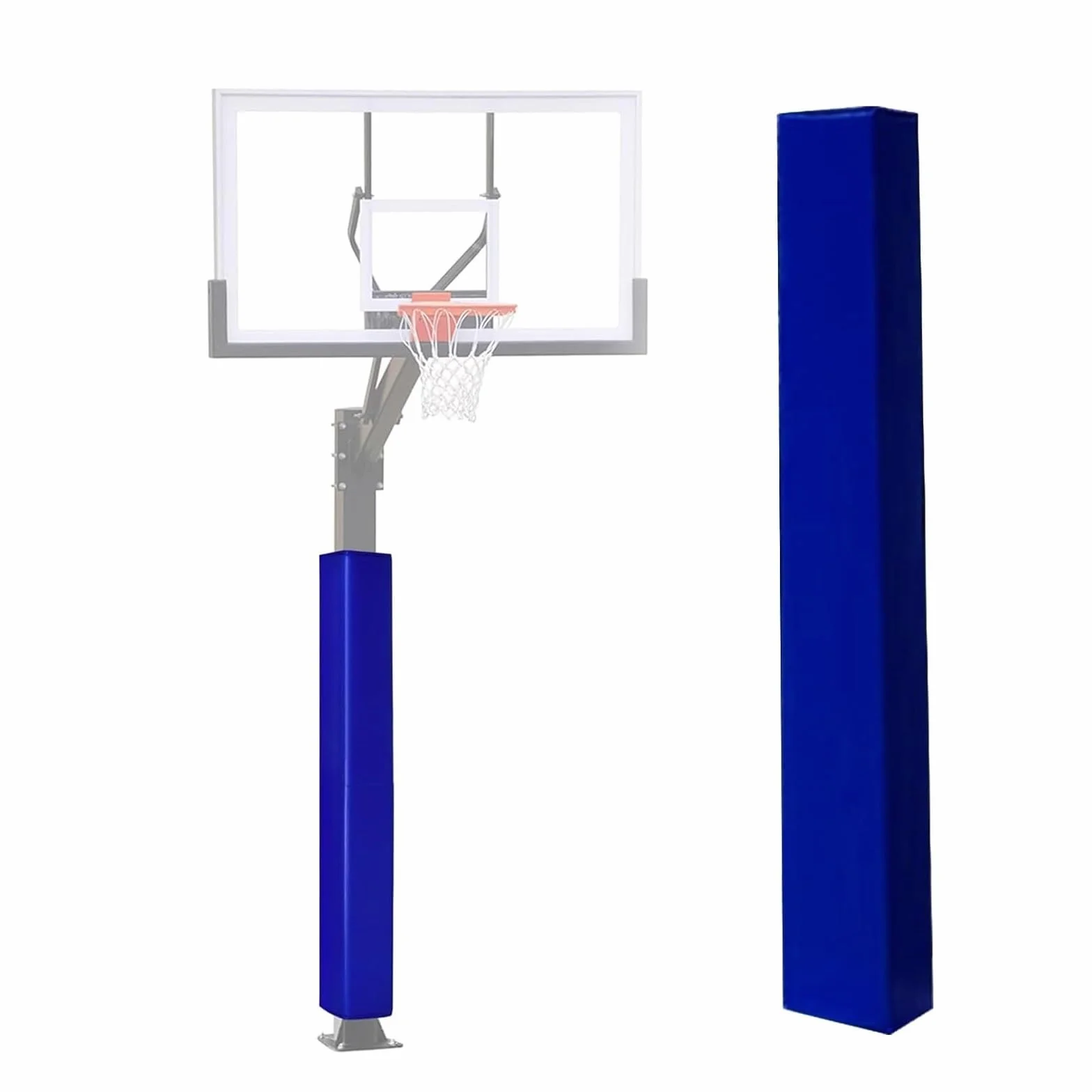 Imbottitura protezione per pali da basket, resistente, design chiuso per garage, cantina, parco giochi