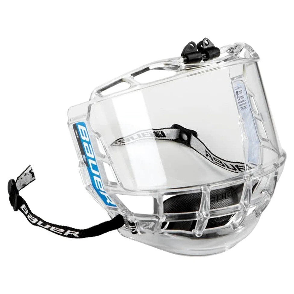 Bauer de Sobre Hielo, Casco Protettivo per Hockey Unisex-Adulto, Trasparente, Taglia Unica (1041010)