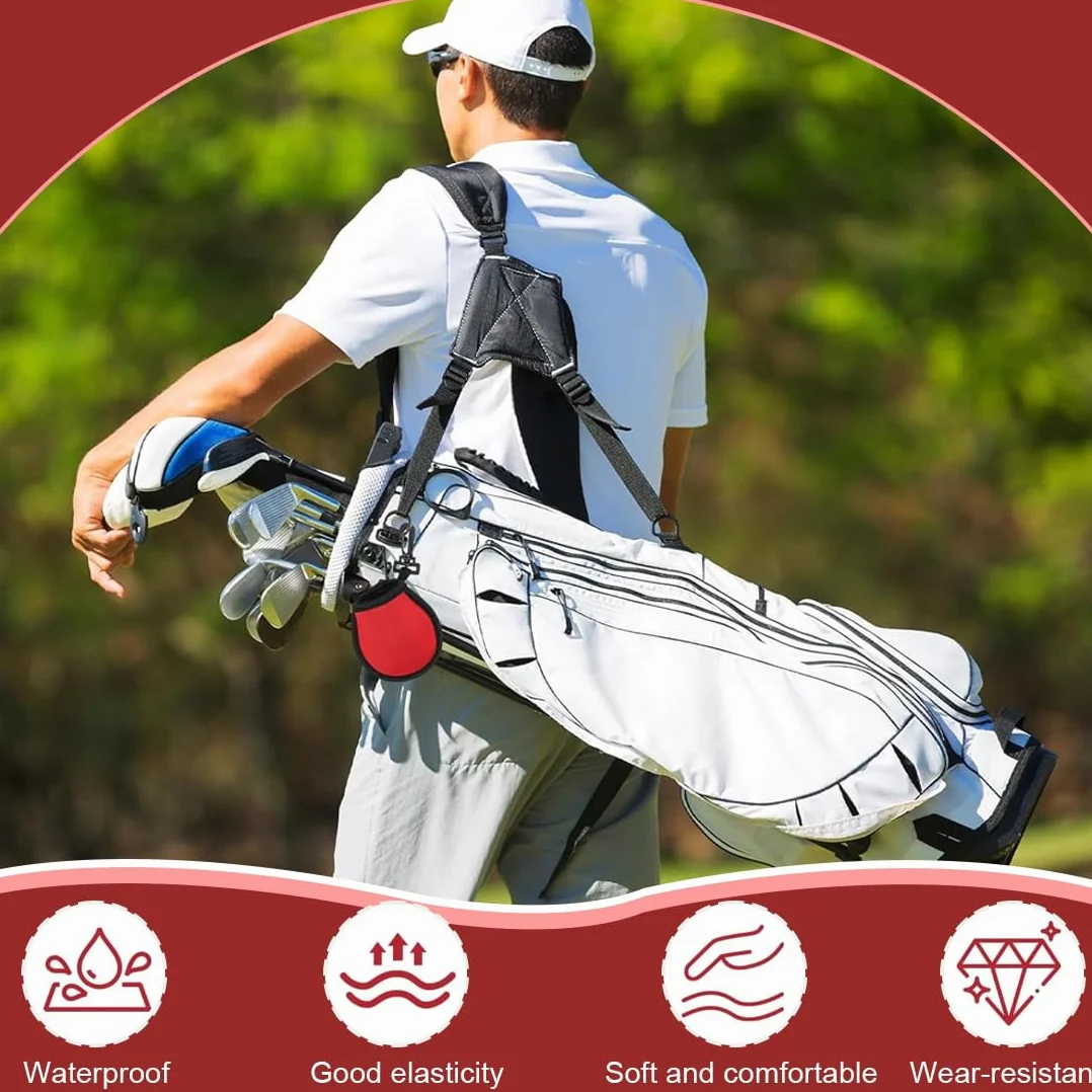 WeddHuis 3 Pezzi Borsa Pulizia Palline da Golf, Accessorio Golf