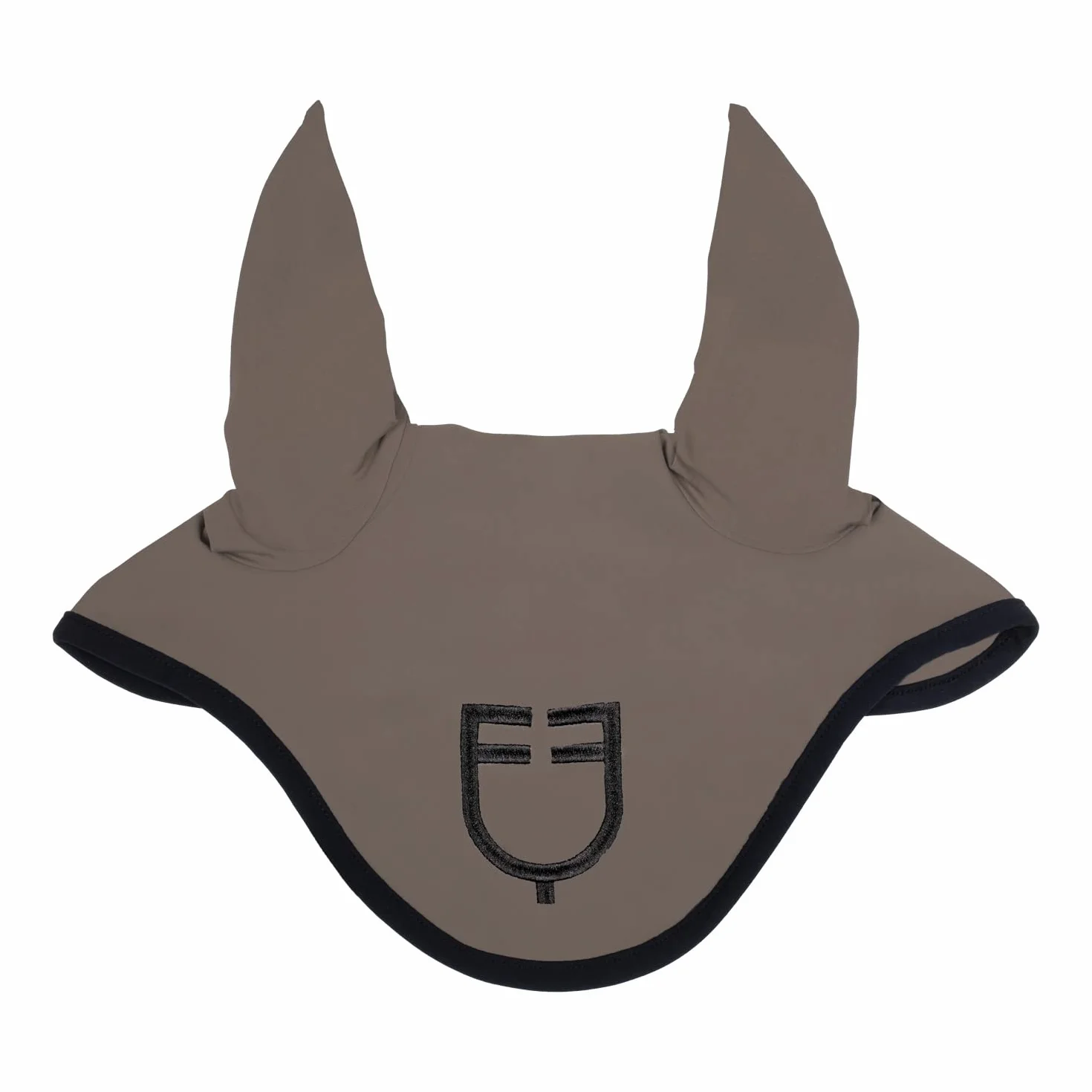 Cuffietta in tessuto tecnico black line edition Equestro - Full, Nero