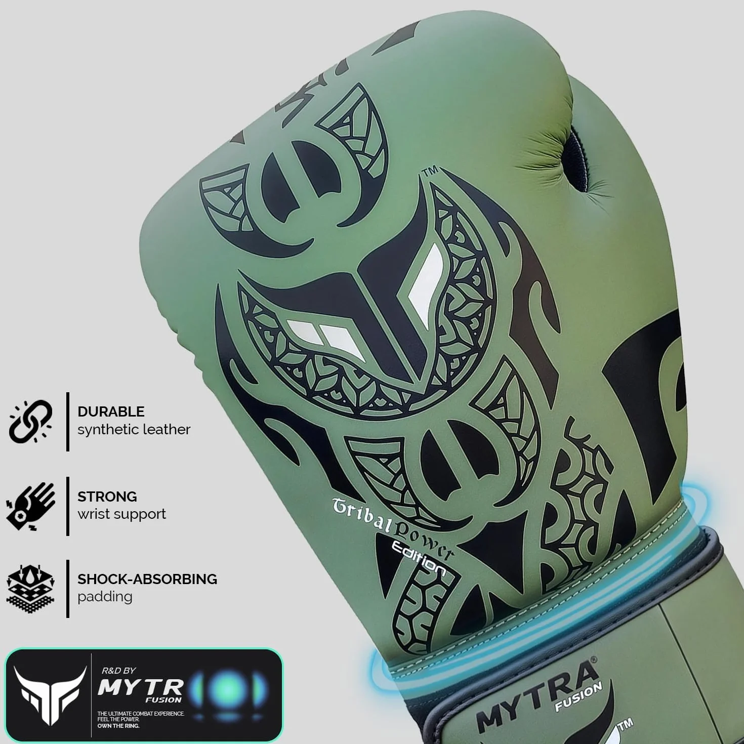 Mytra Fusion guantoni da boxe 10 oz 12 oz 14 oz 16 oz allenamento sparring Muay Thai