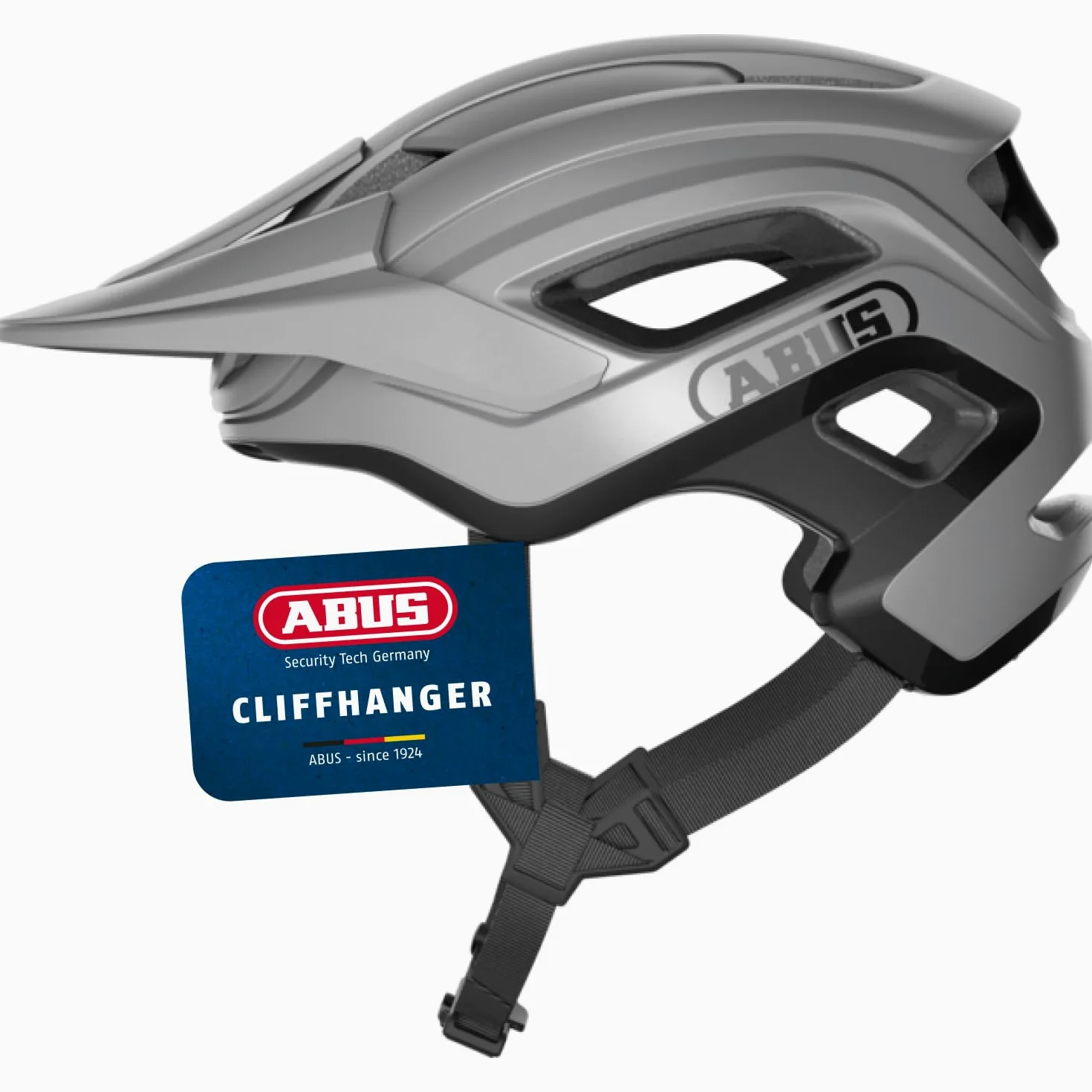 Abus Casco da MTB CliffHanger - casco da bici per percorsi impegnativi - con ampie aperture di ventilazione e fibbie TriVider - per uomo e donna