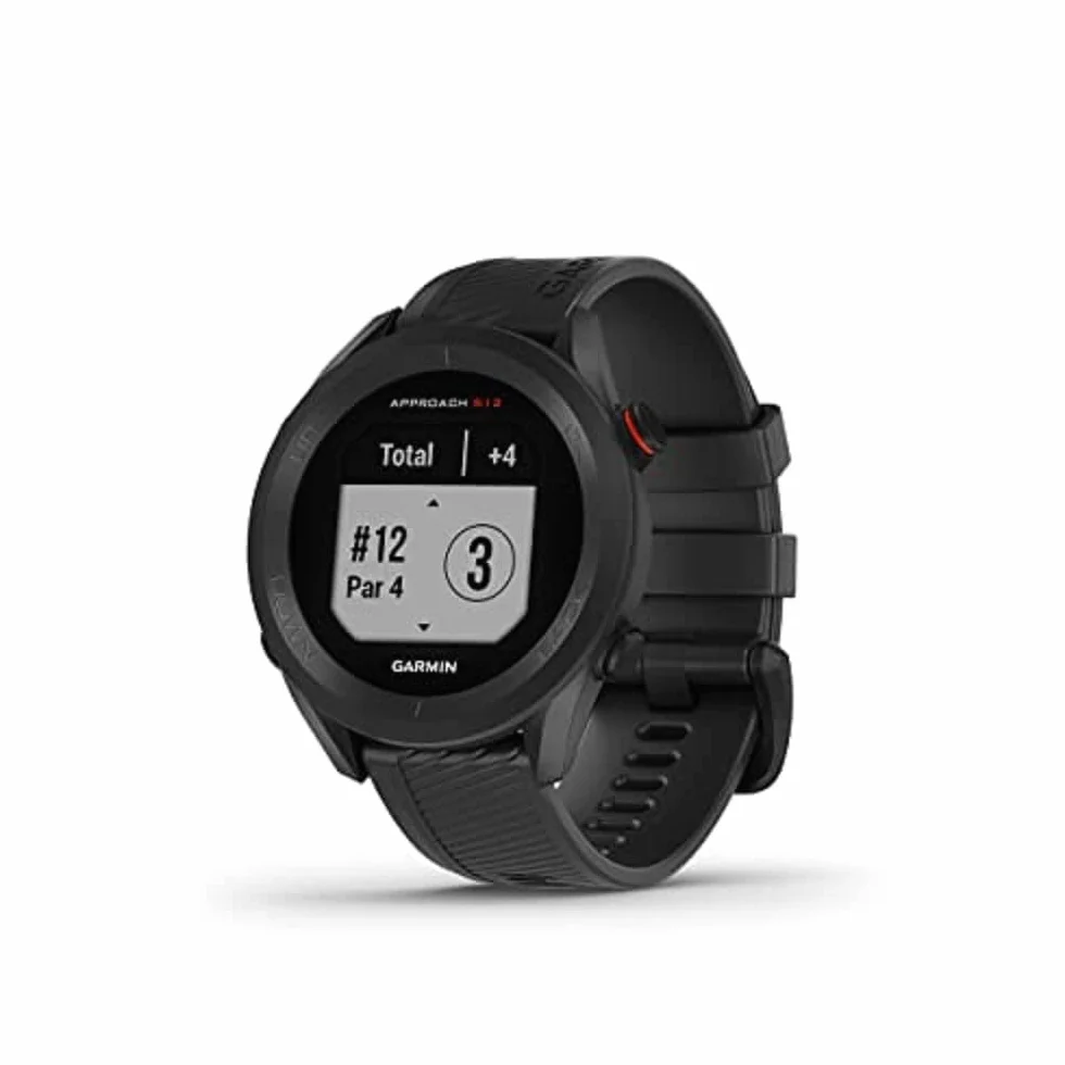 Garmin Approach S12 Orologio GPS golf 42.000+ campi internazionali Black