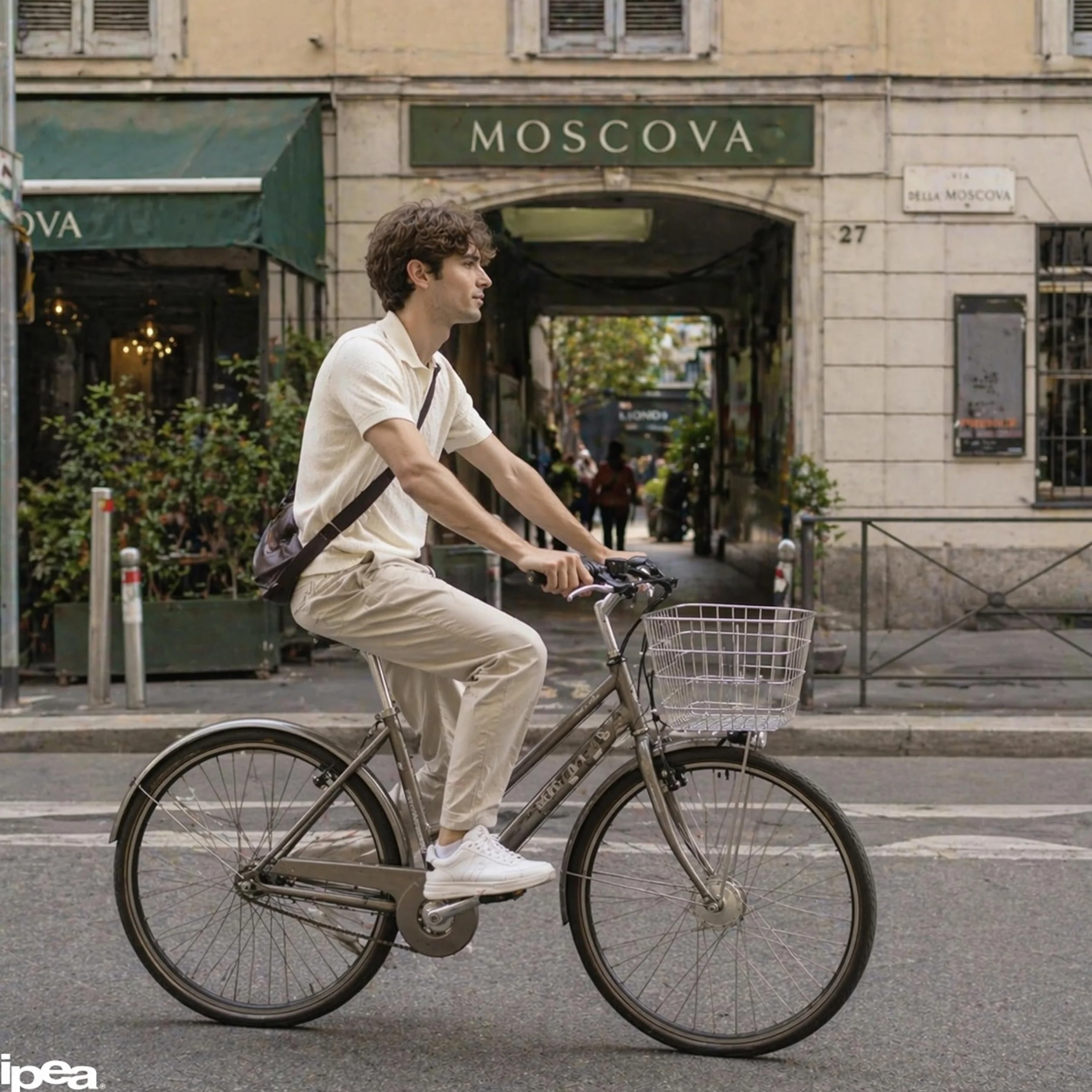 Cestino Bicicletta Anteriore in Metallo 35x27x24 cm Antiruggine IPEA