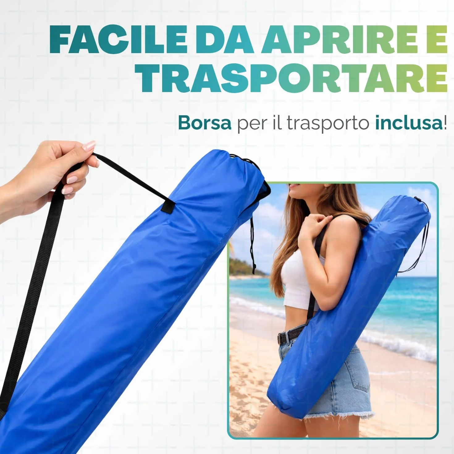 PALUPLUS 2 Sedie da Pesca pieghevoli Blu 75x46x80 cm Struttura tubolare metallo poliestere Braccioli Portabicchiere Sacca Trasporto