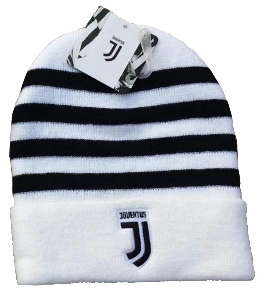 JUVENTUS Cuffia Juve Ufficiale bianconera Berretto Cappello Acrilico CUFJZEBI