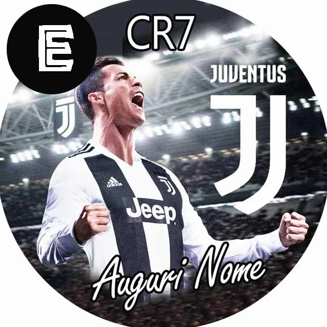 Cialda per Torta Juventus Fibra Vegetale Massima Risoluzione